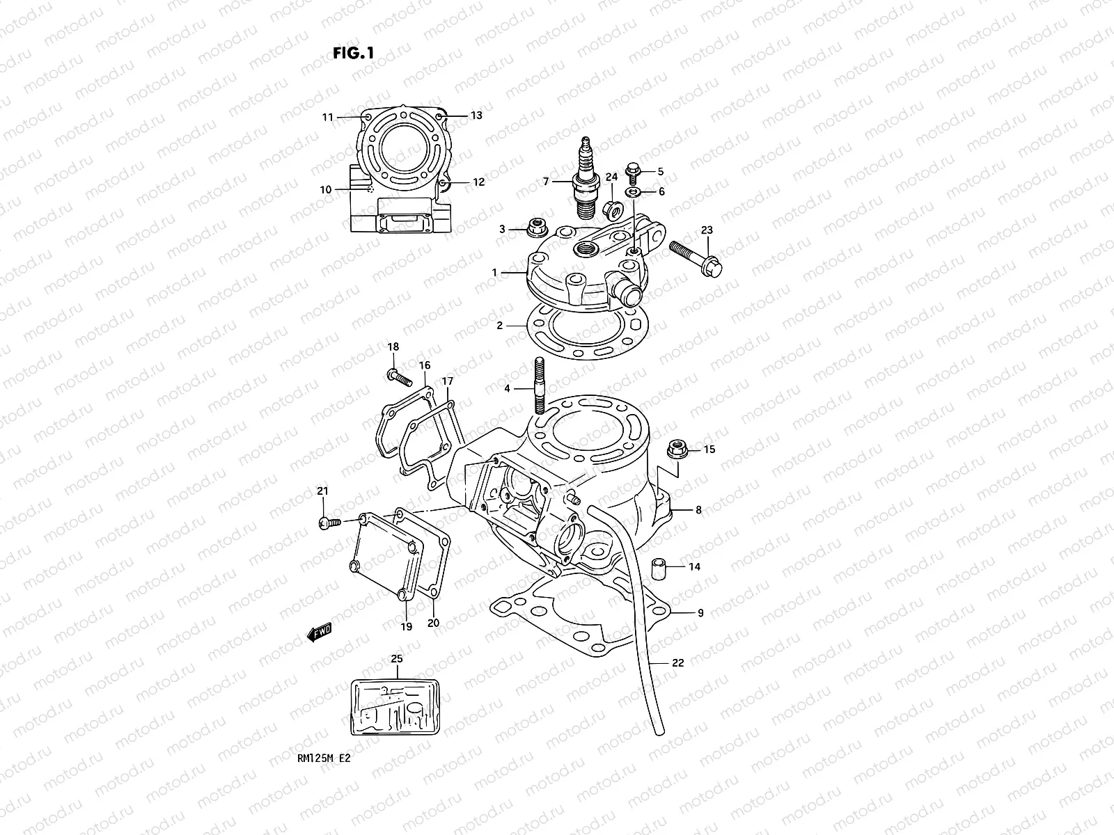 1 - CYLINDER (MODEL K)