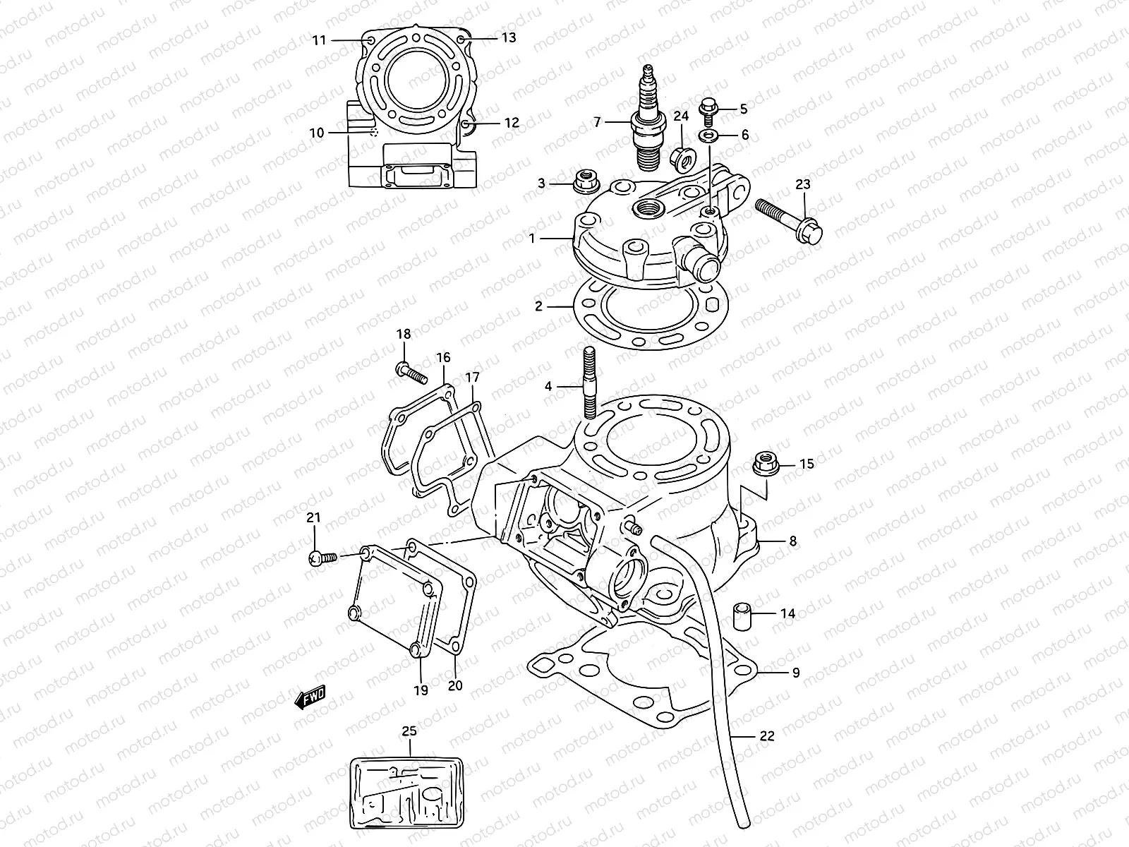 1 - CYLINDER (MODEL K)