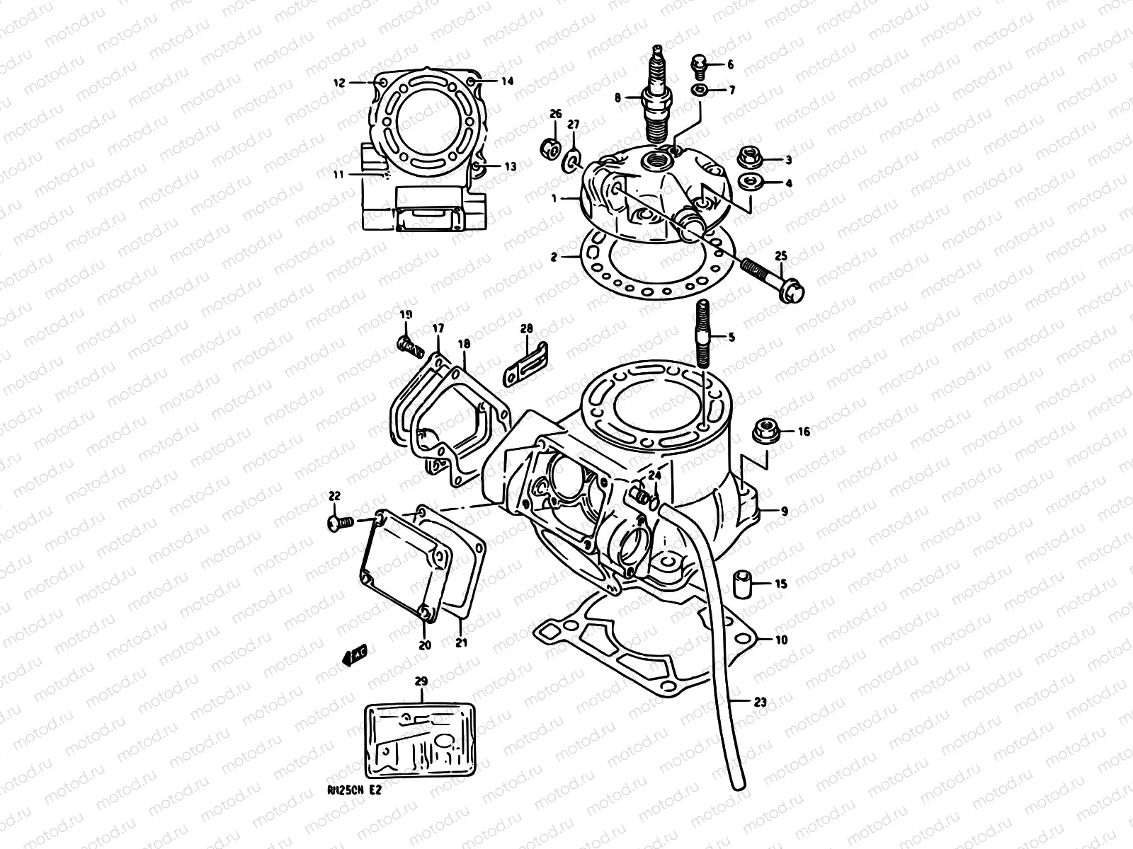 1 - CYLINDER (MODEL K/L)