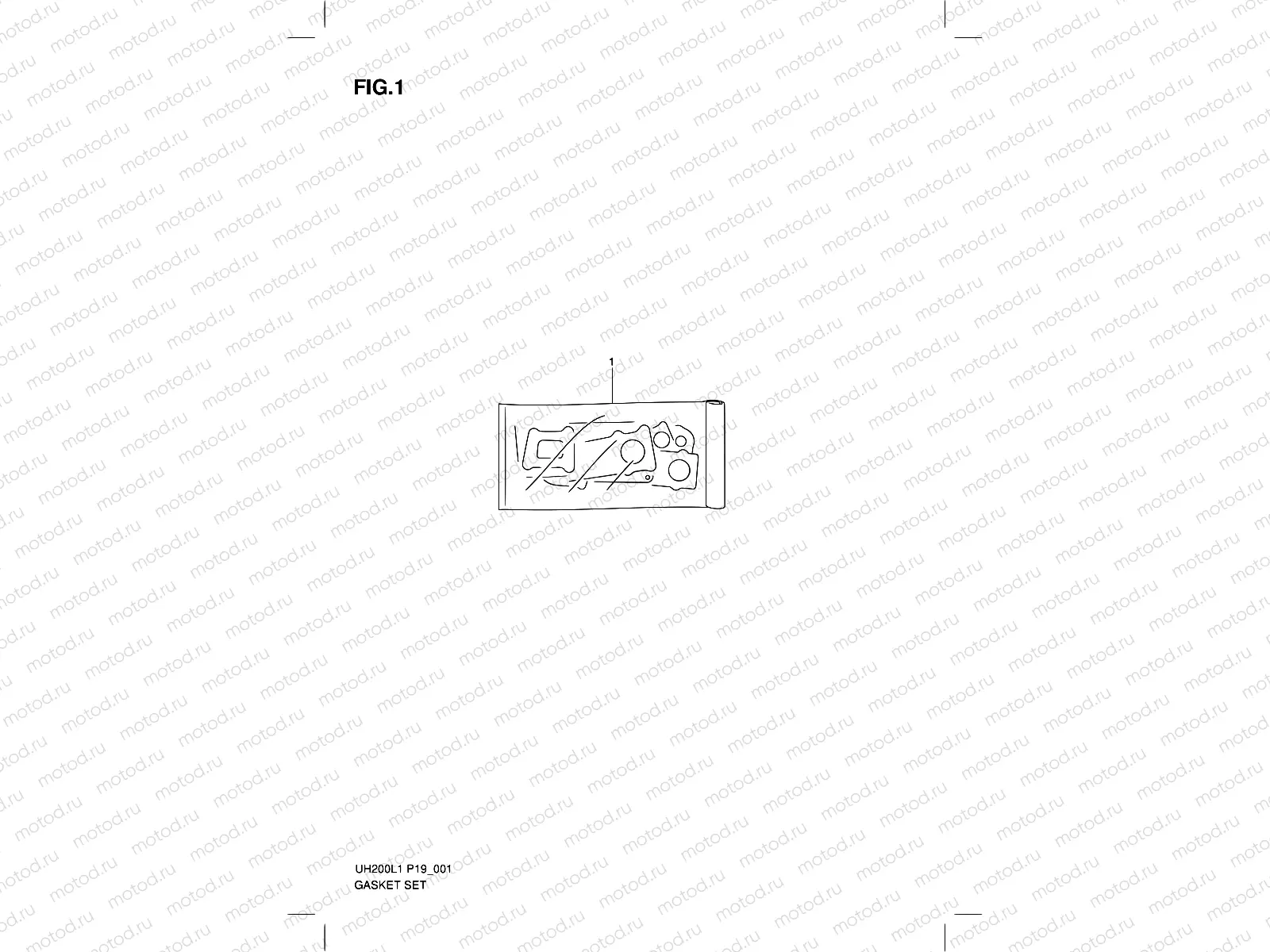 1 - GASKET SET
