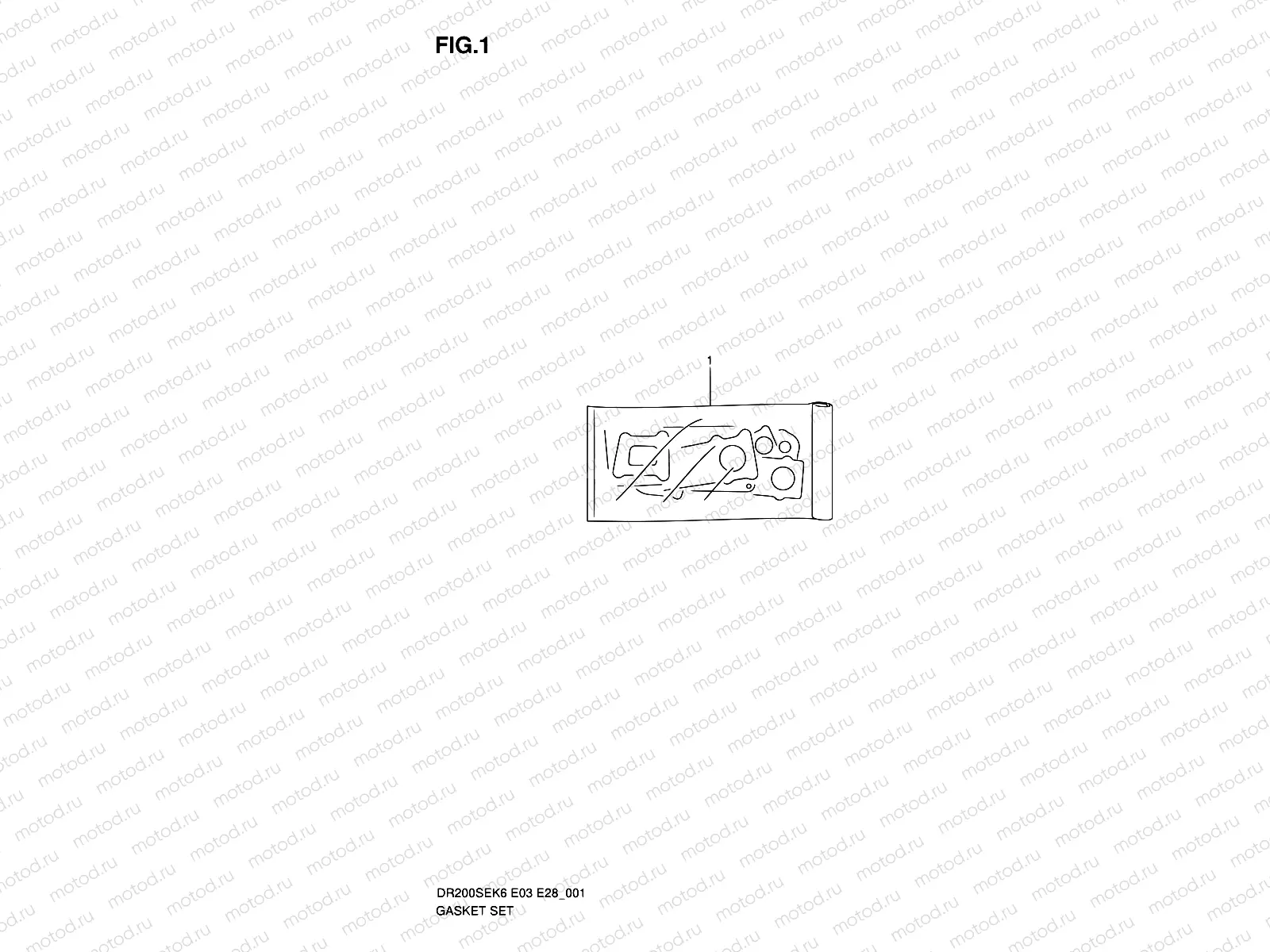 1 - GASKET SET