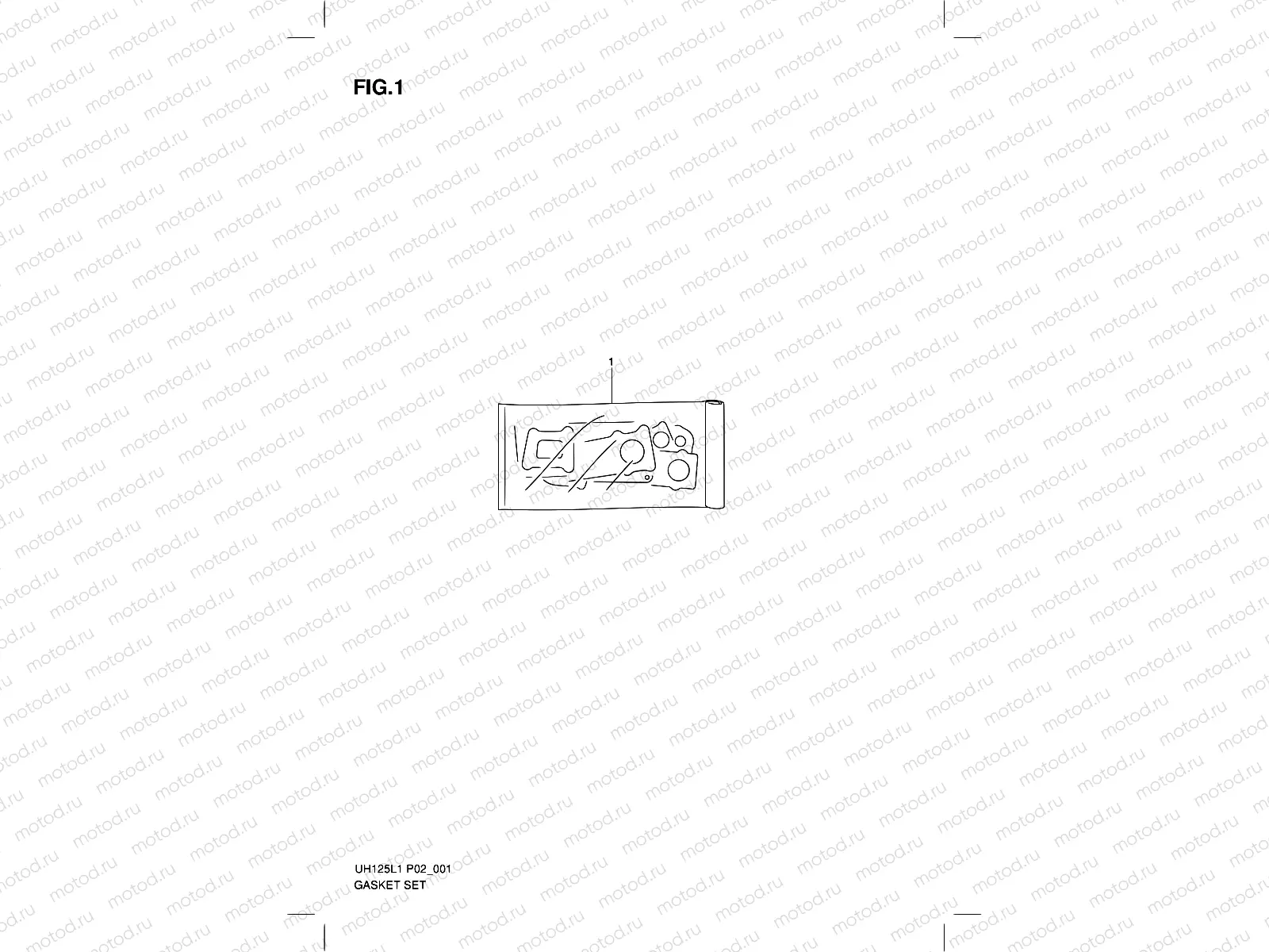 1 - GASKET SET