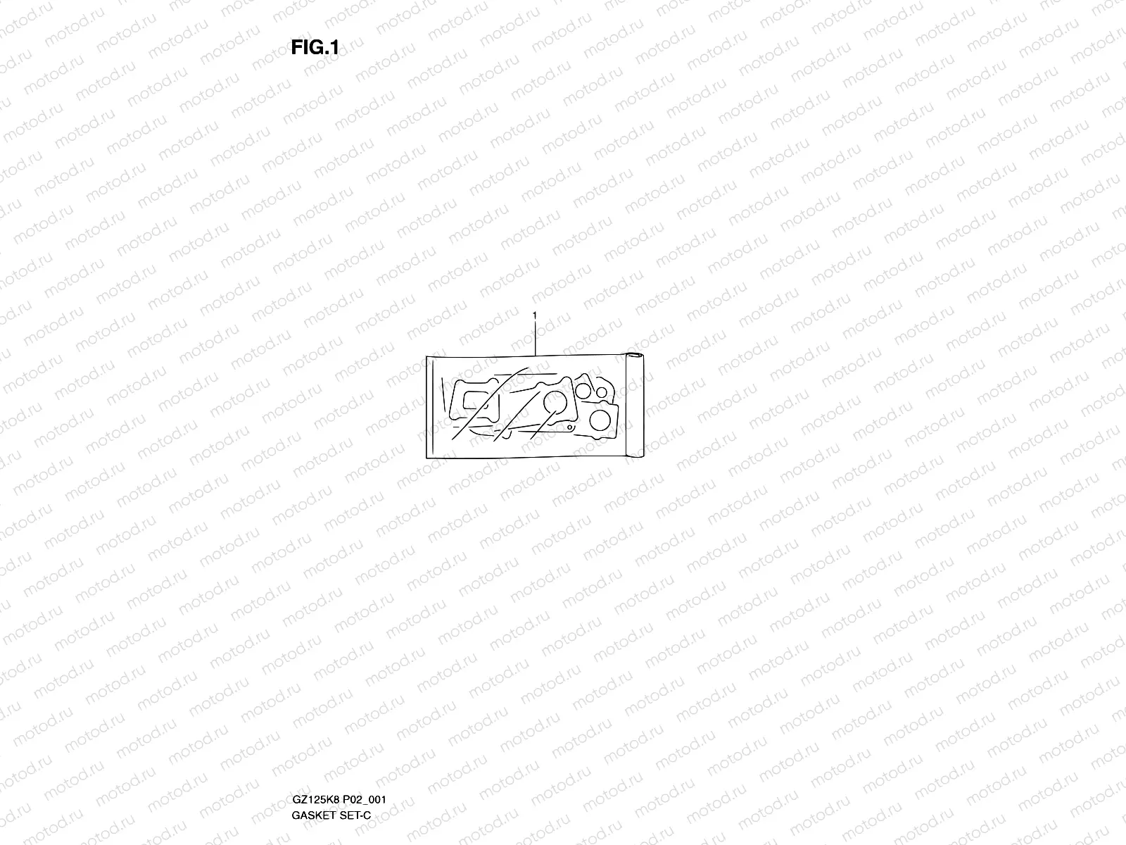 1 - GASKET SET