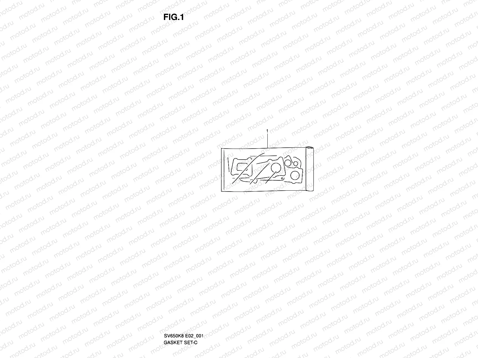1 - GASKET SET