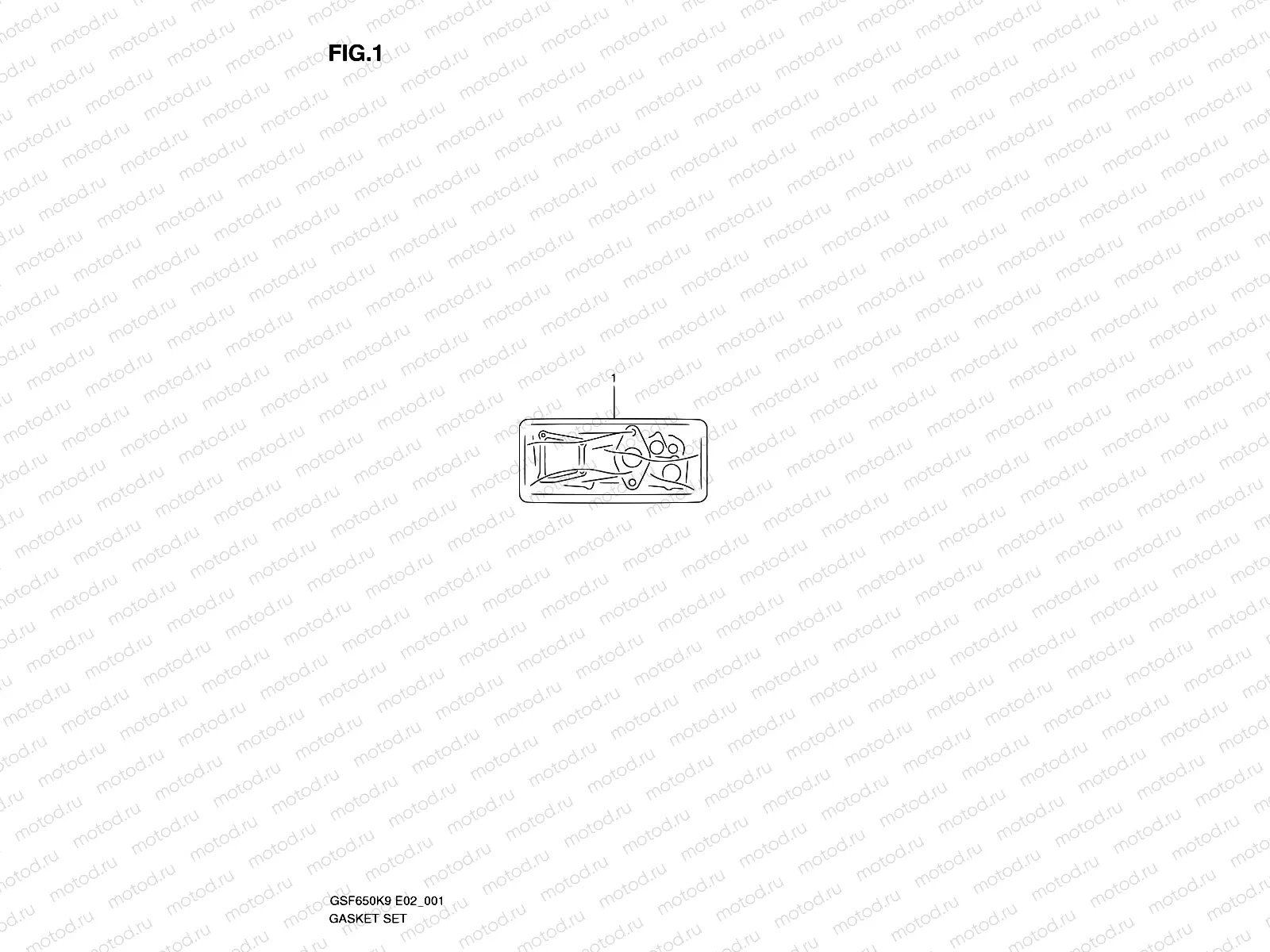 1 - GASKET SET