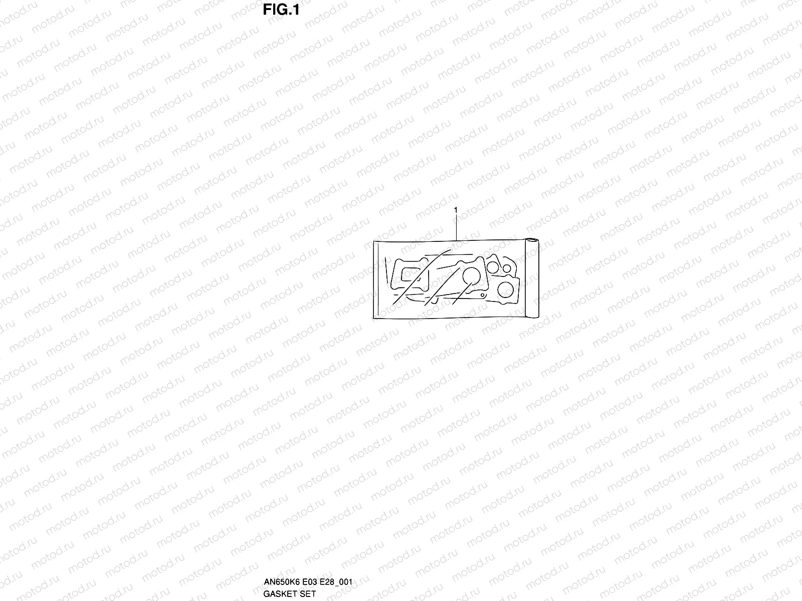 1 - GASKET SET