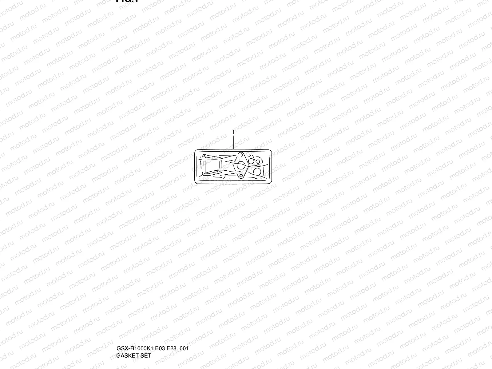1 - GASKET SET