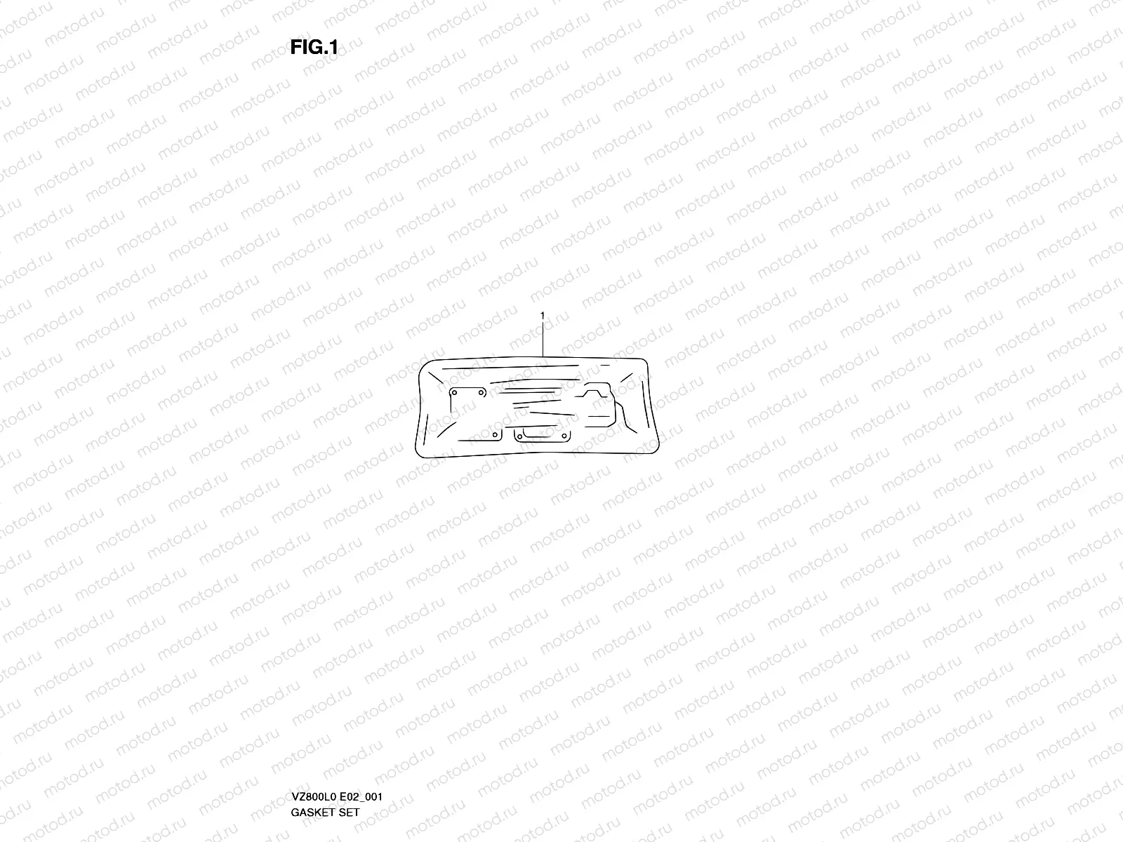 1 - GASKET SET