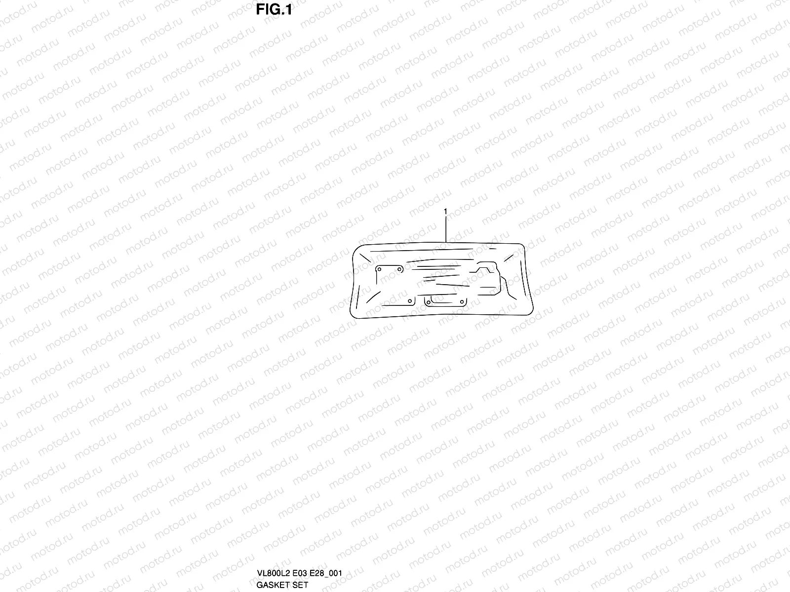 1 - GASKET SET