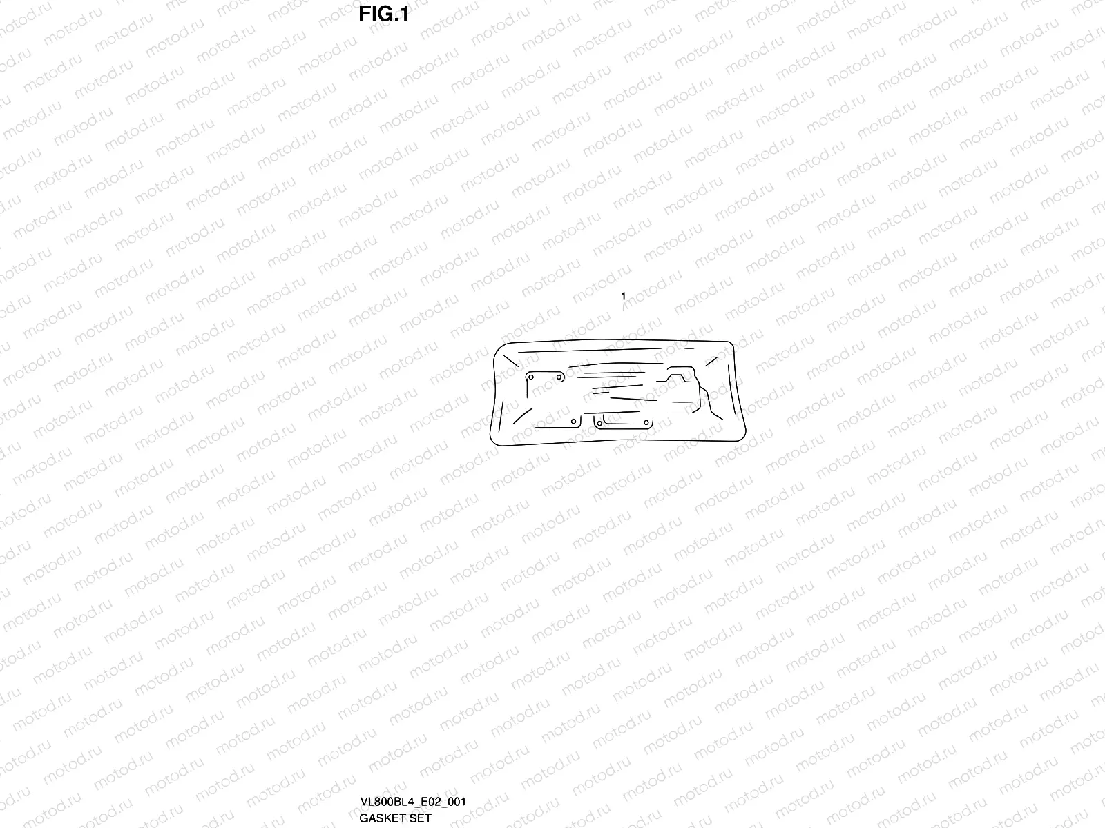 1 - GASKET SET