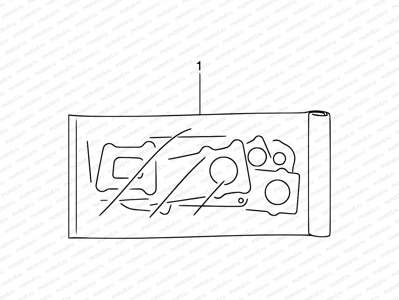 1 - GASKET SET (MODEL K1/K2)