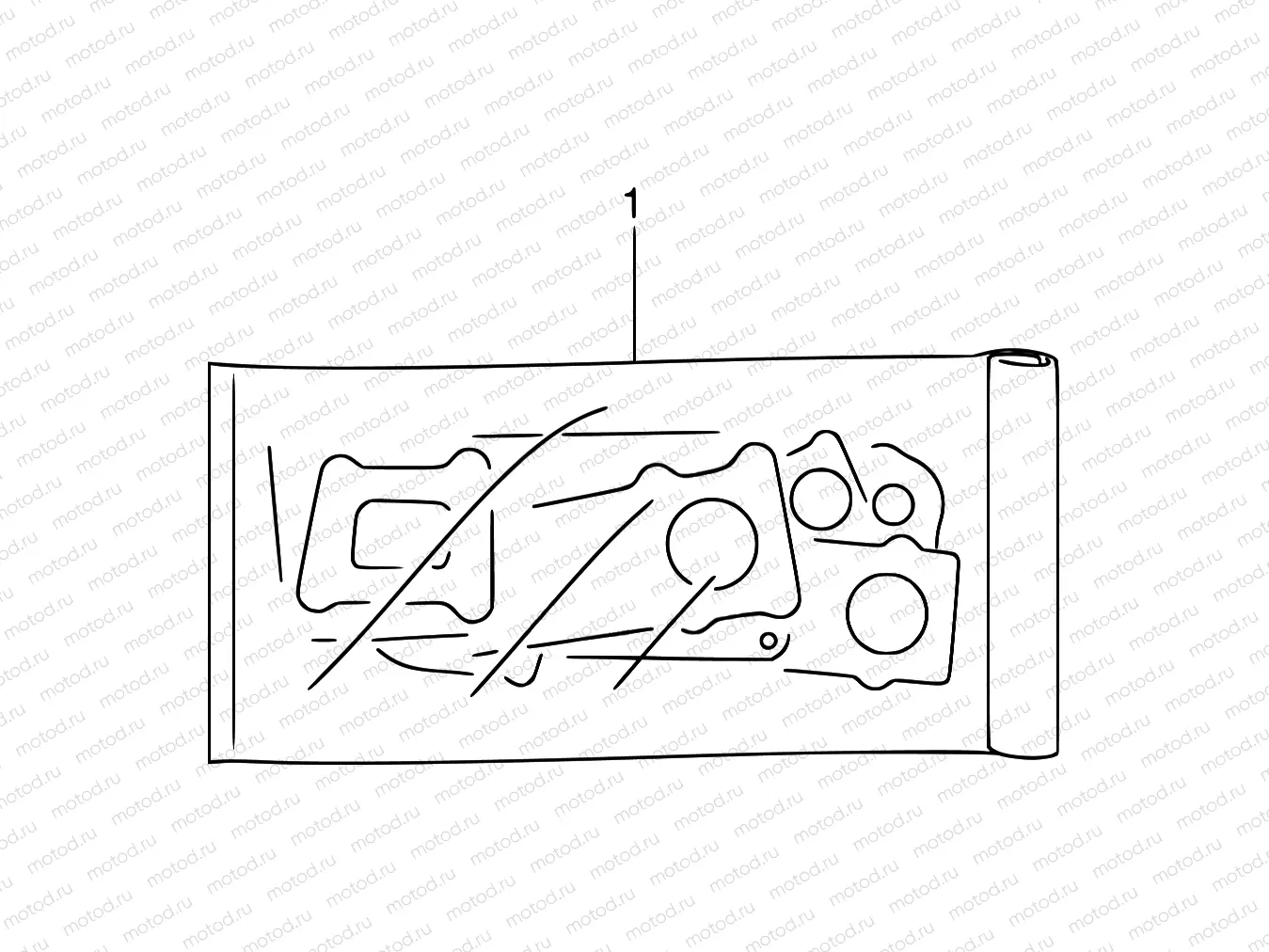 1 - GASKET SET (MODEL K1/K2)