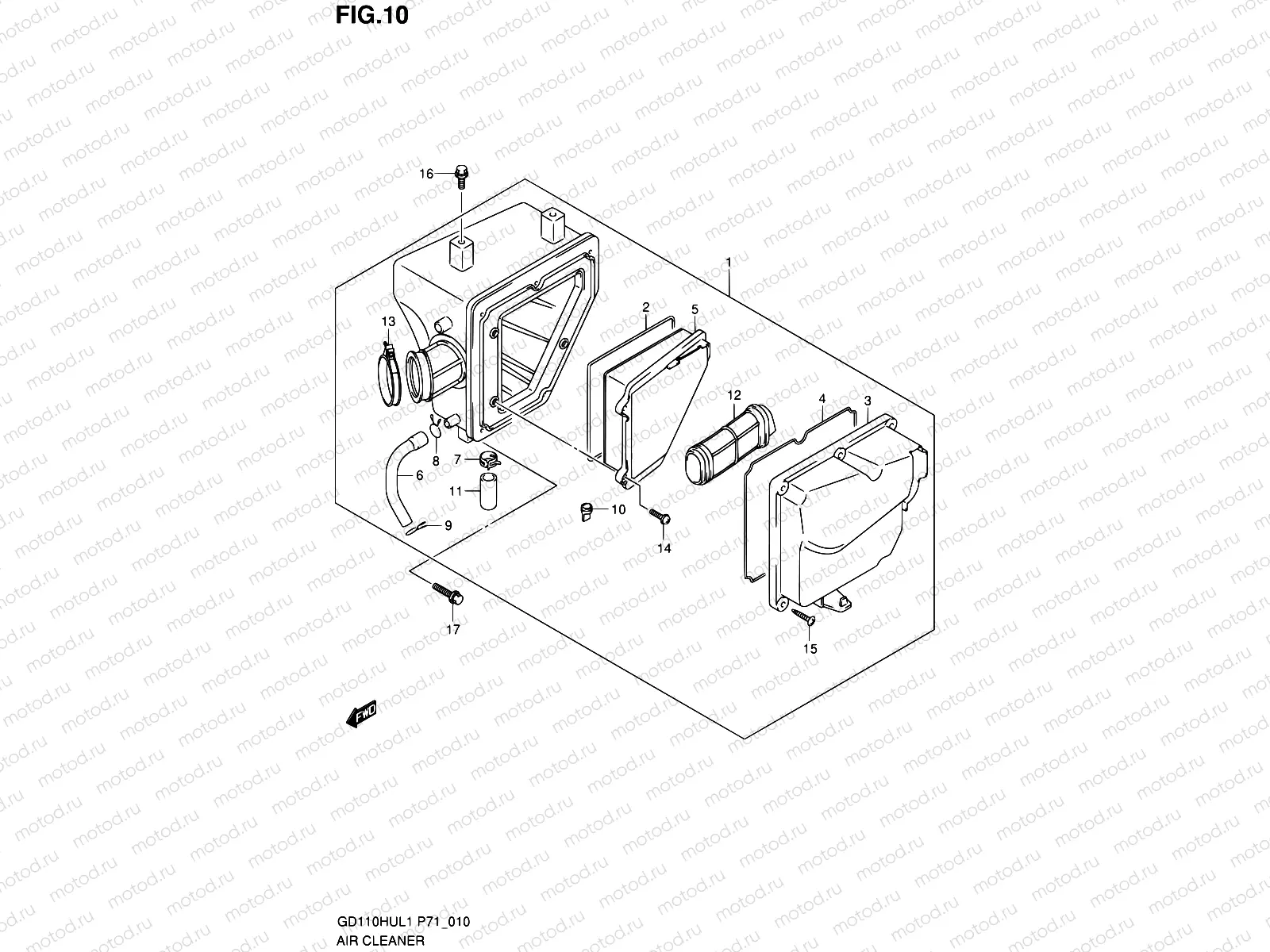 10 - AIR CLEANER