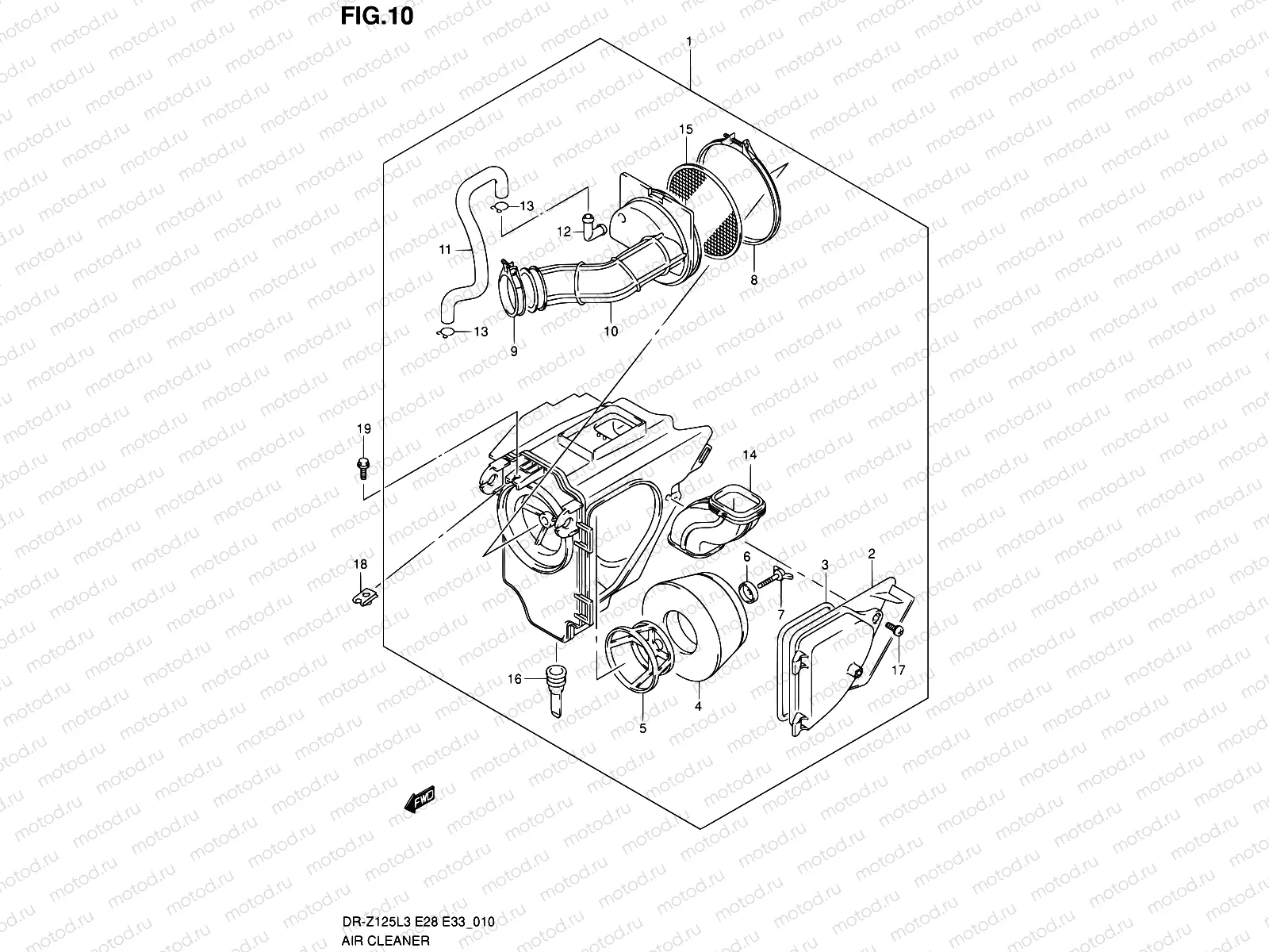10 - AIR CLEANER