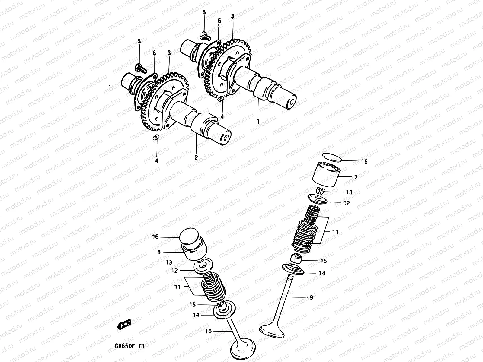 10 - CAM SHAFT - VALVE