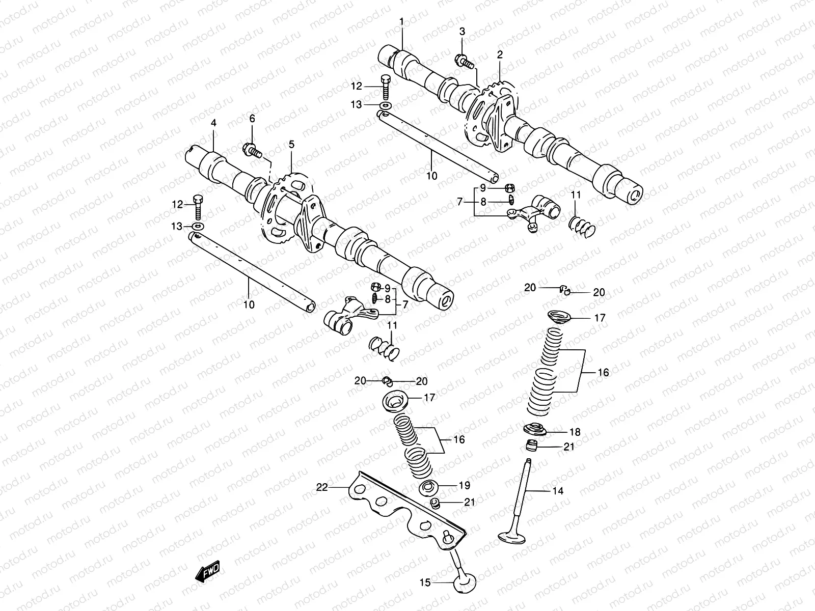 10 - CAM SHAFT - VALVE
