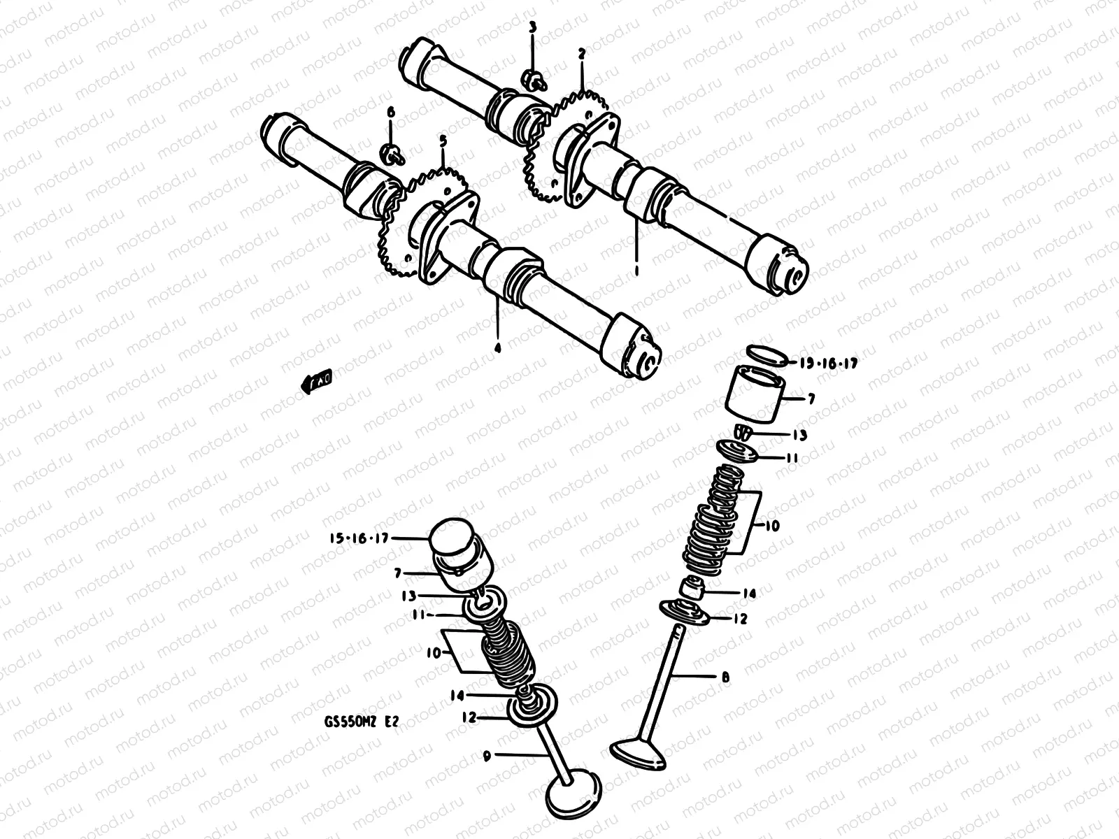10 - CAM SHAFT-VALVE