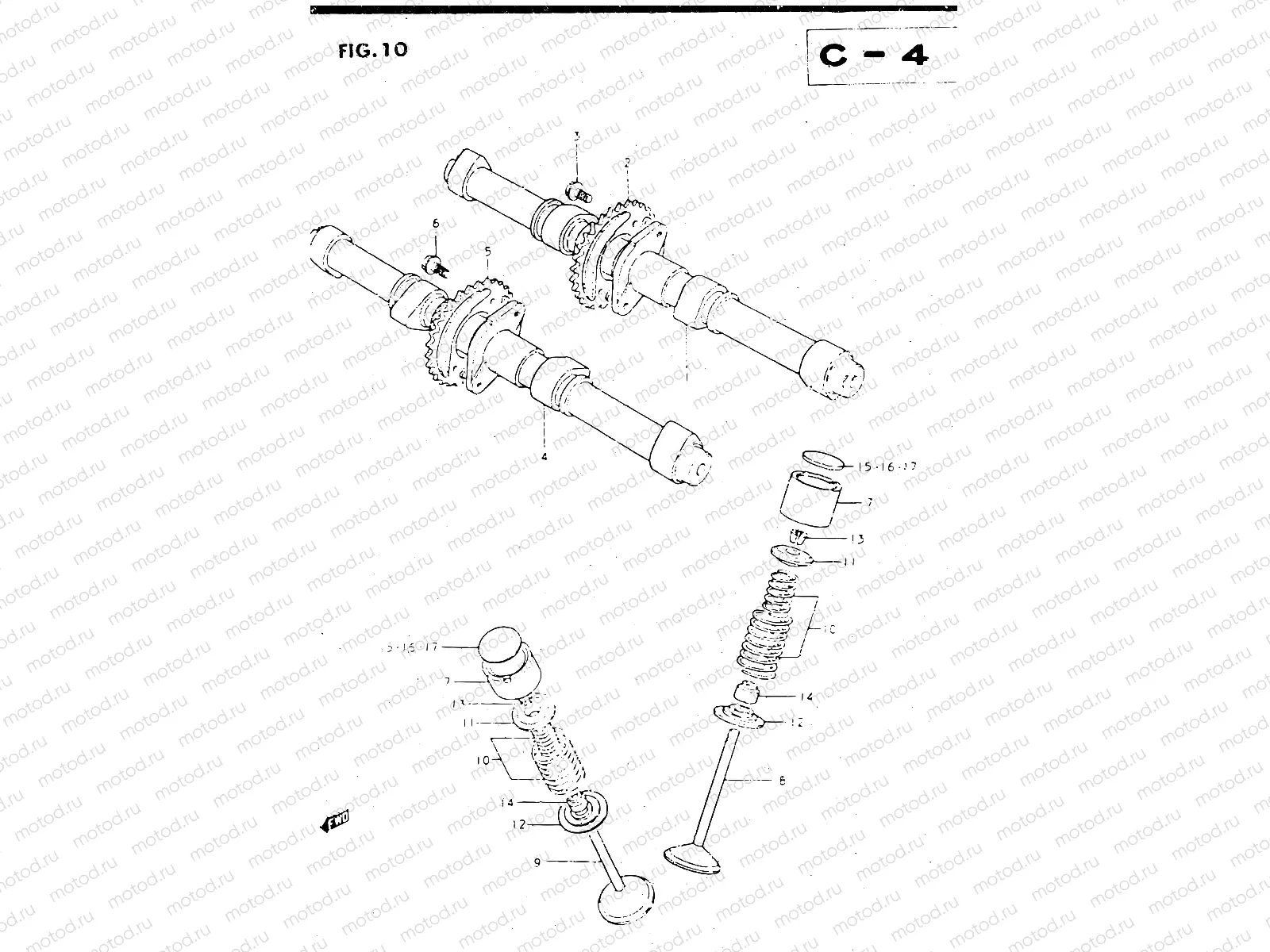 10 - CAM SHAFT - VALVE