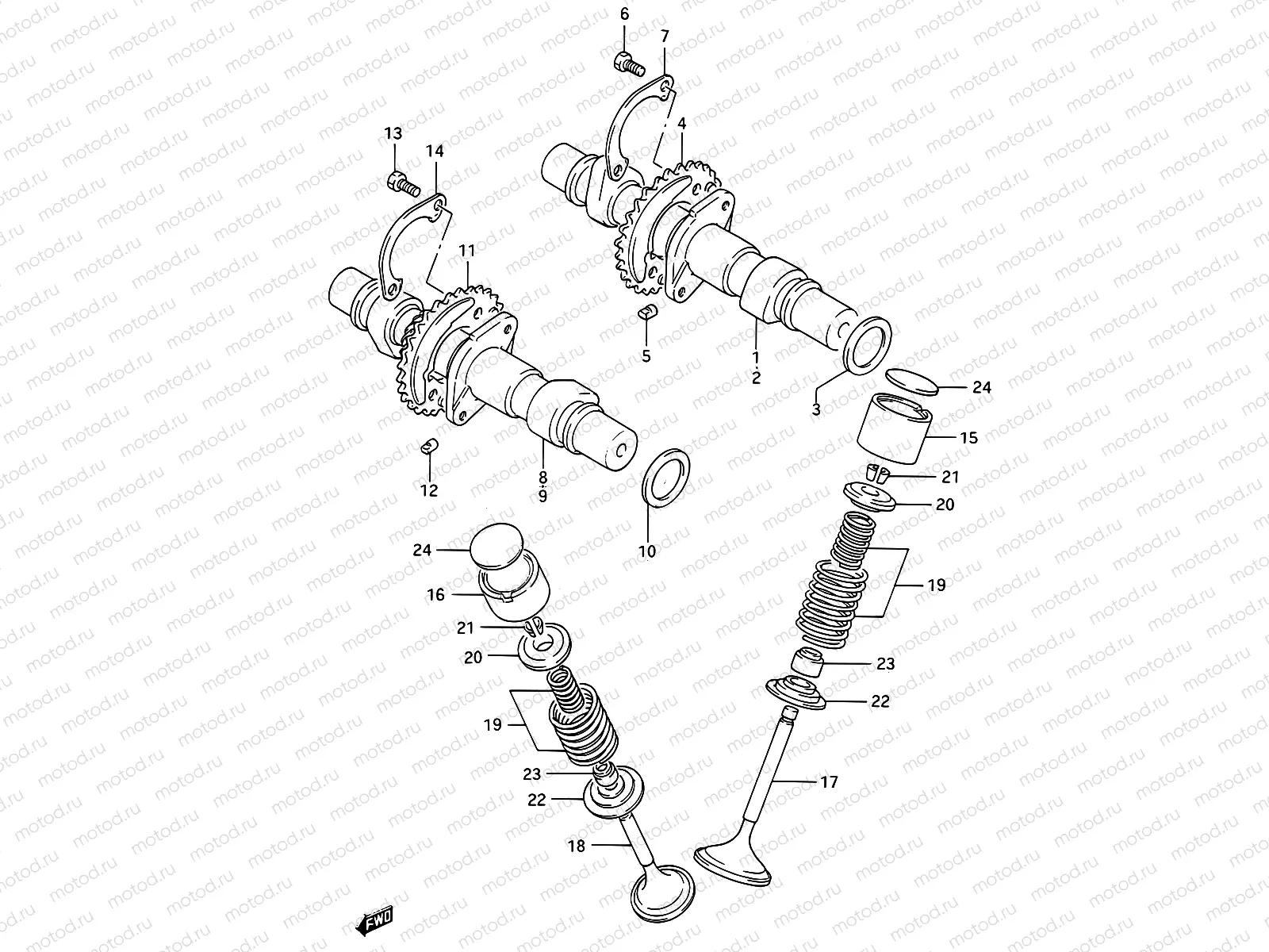 10 - CAM SHAFT - VALVE
