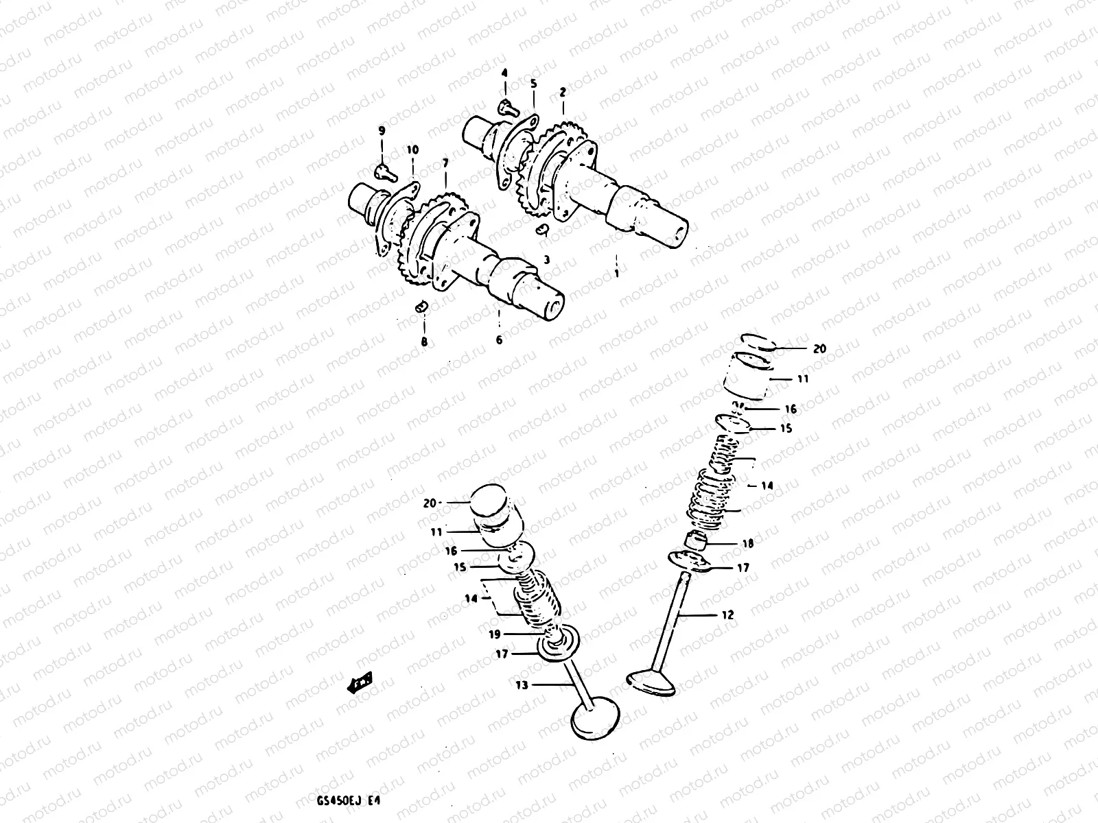 10 - CAM SHAFT - VALVE