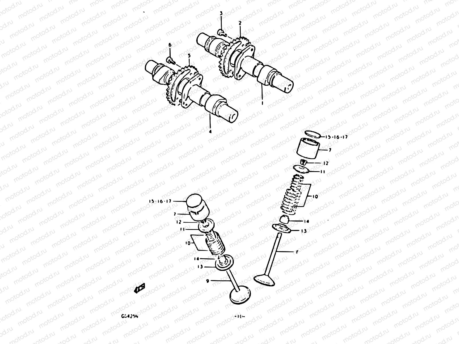10 - CAM SHAFT - VALVE