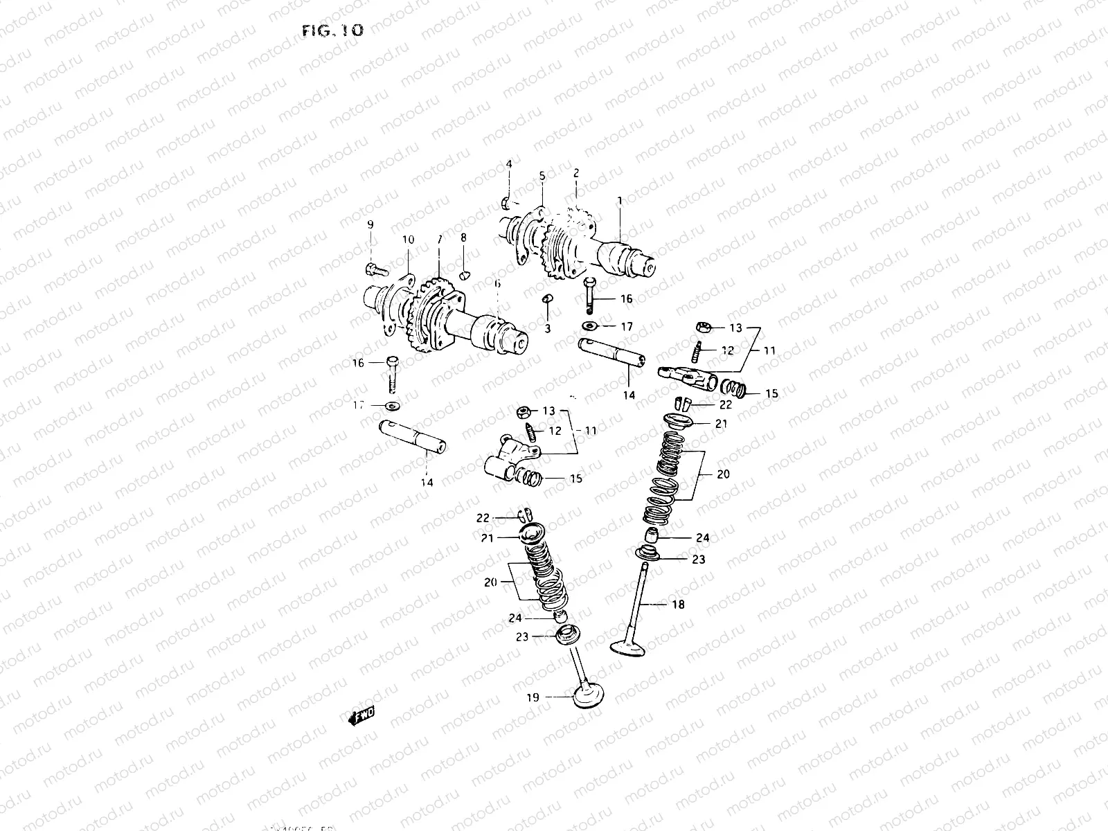 10 - CAM SHAFT - VALVE