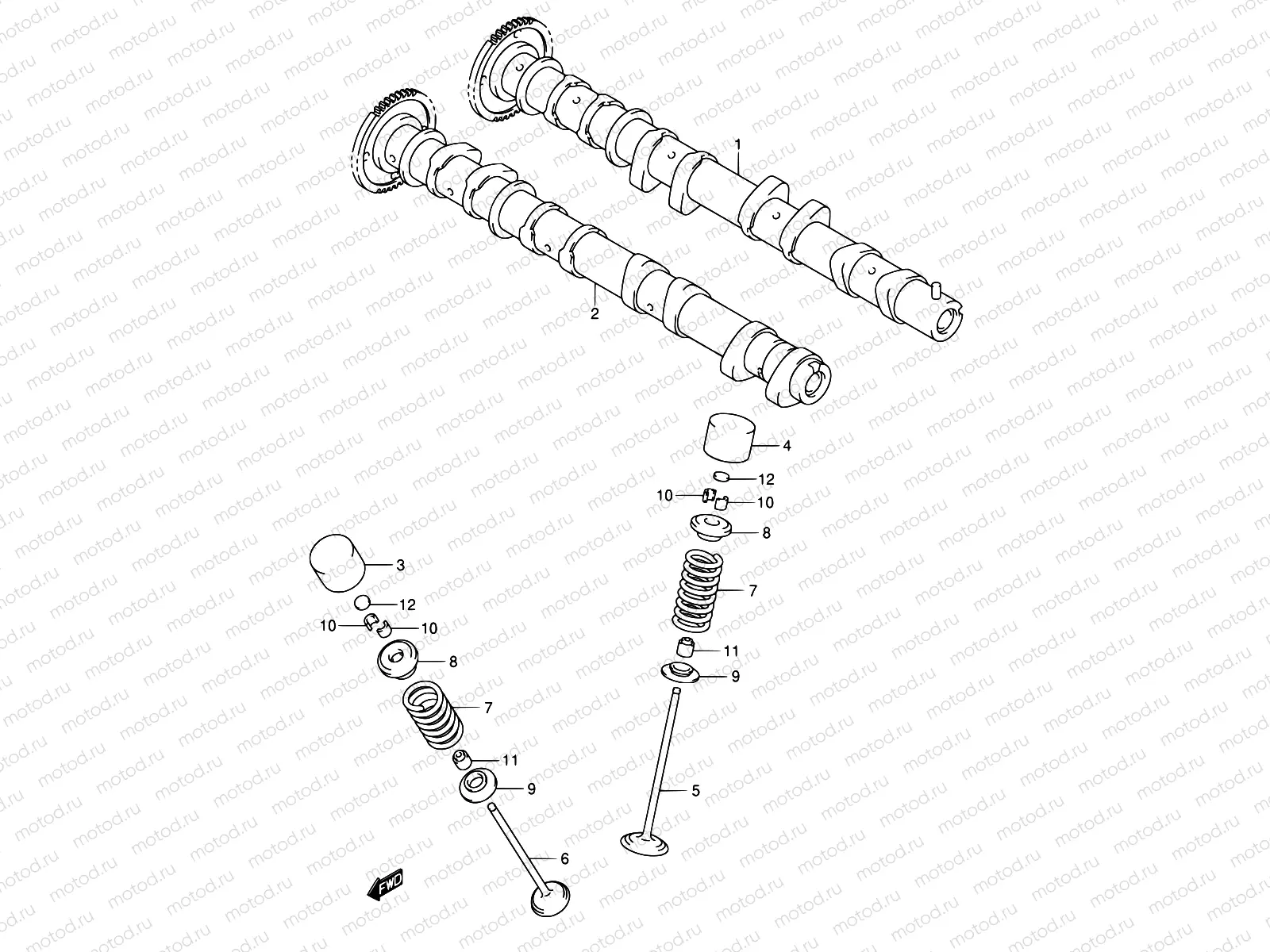 10 - CAM SHAFT - VALVE