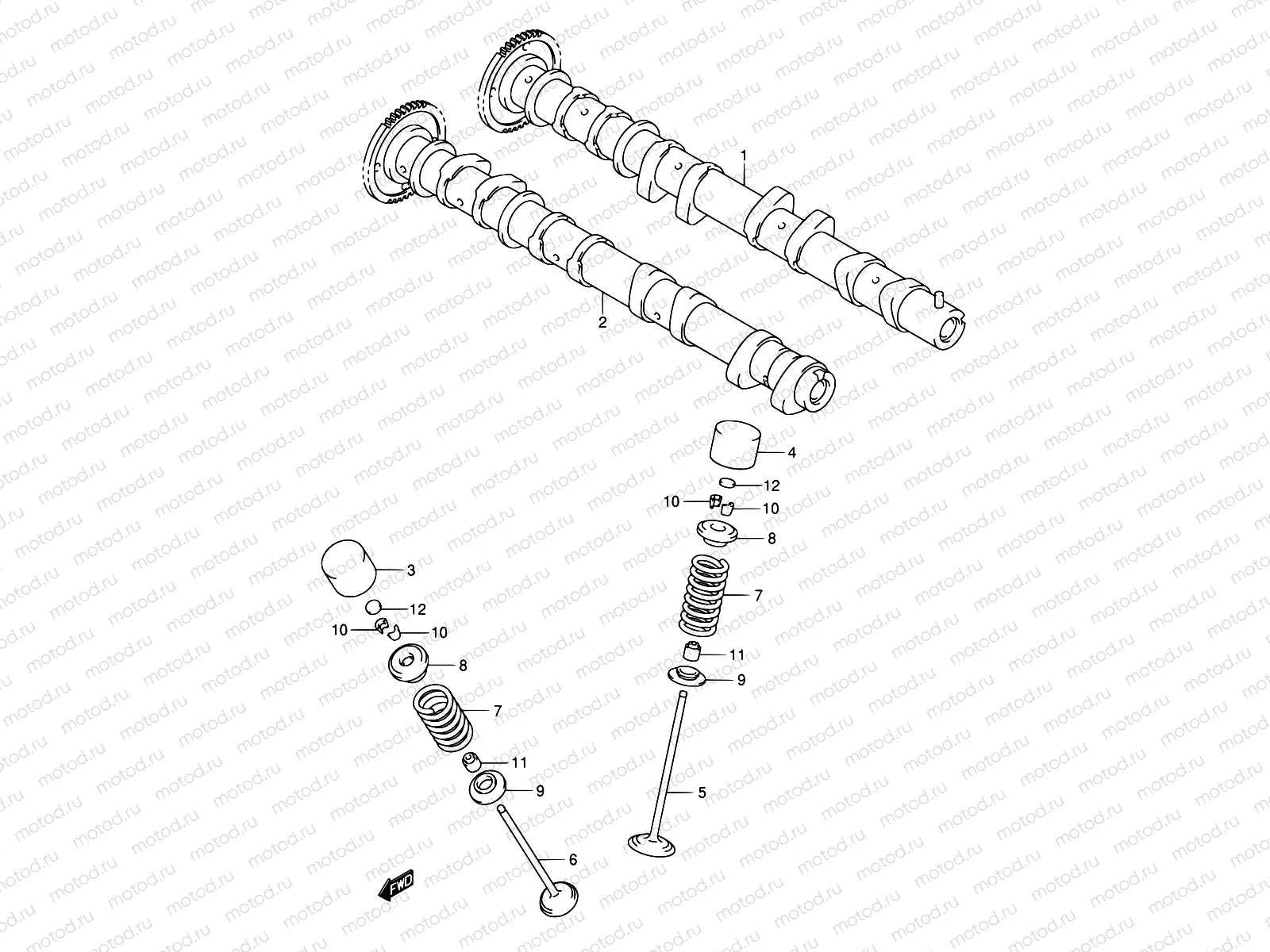 10 - CAM SHAFT - VALVE