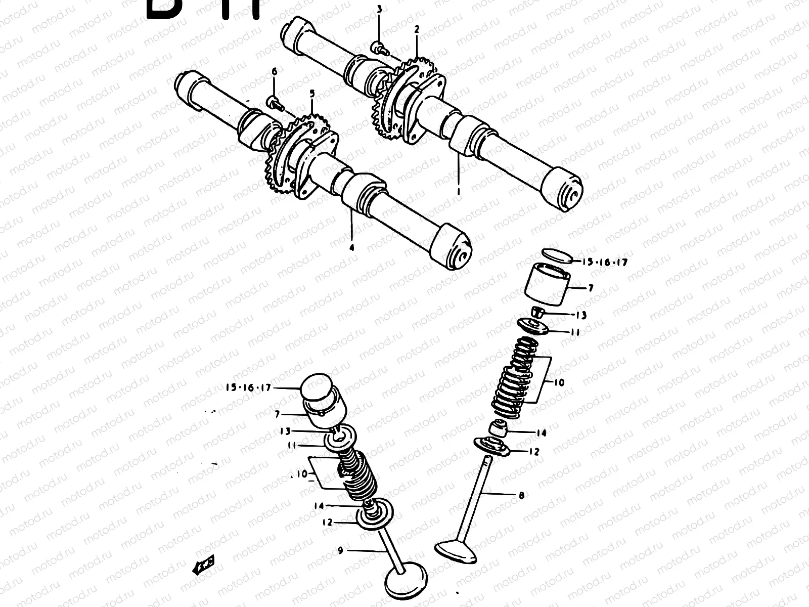 10 - CAM SHAFT - VALVE