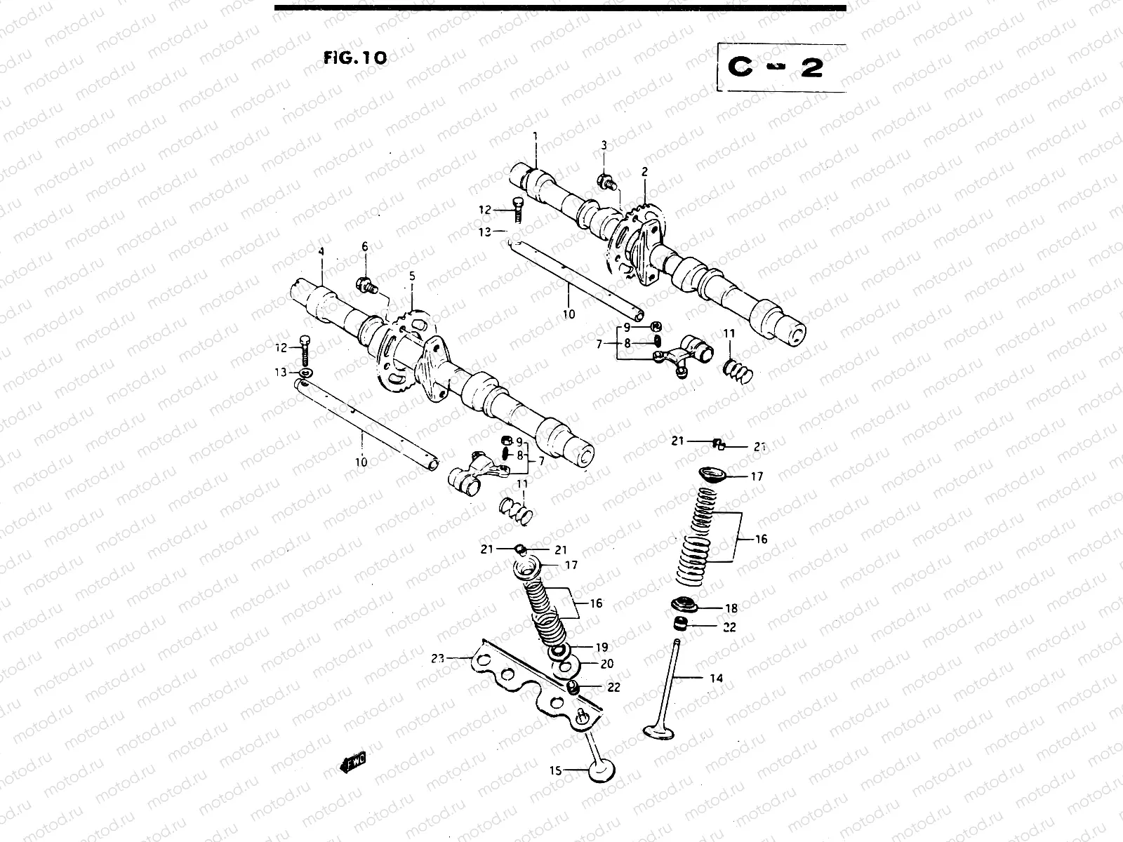 10 - CAM SHAFT - VALVE