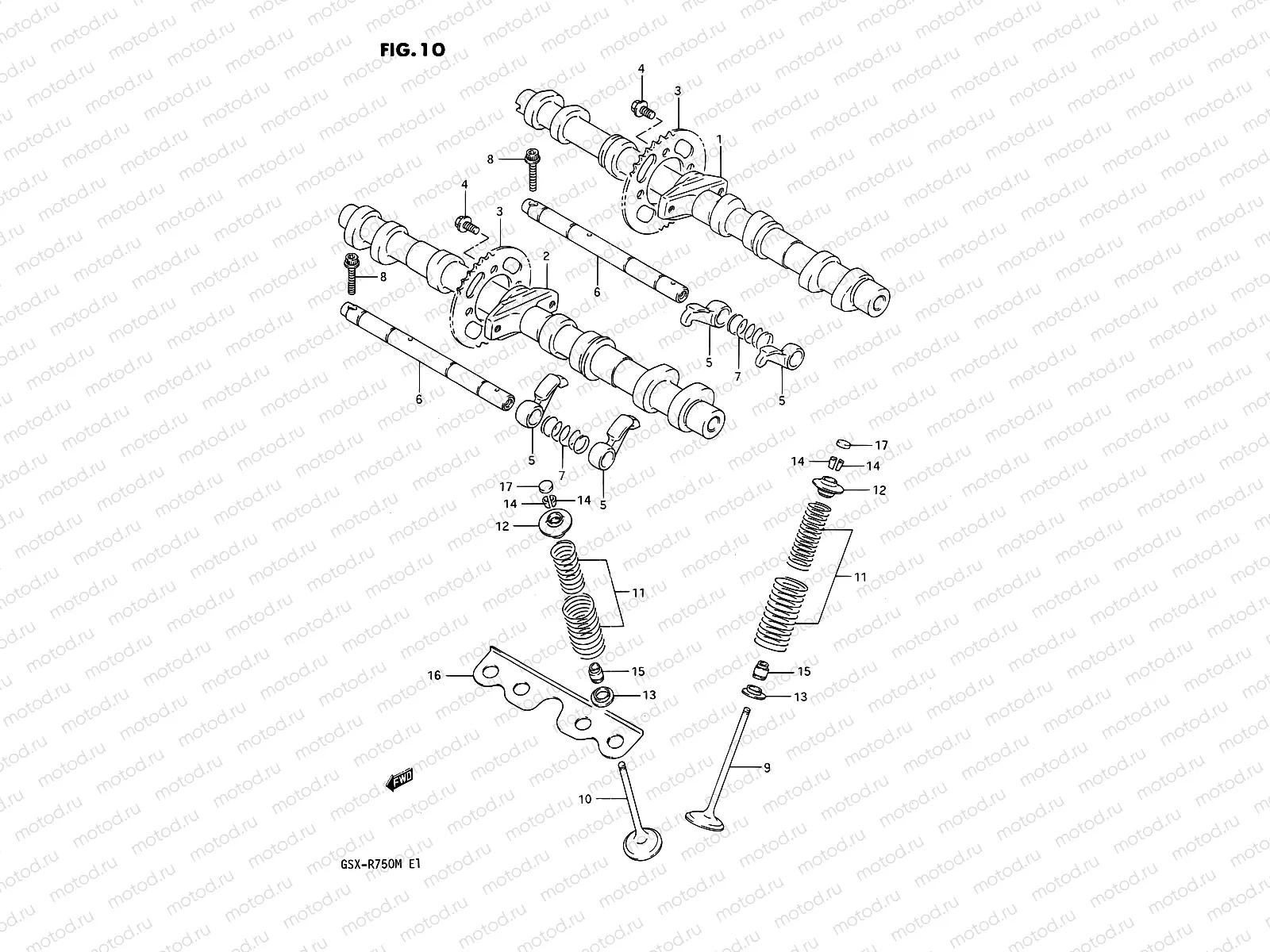 10 - CAM SHAFT / VALVE