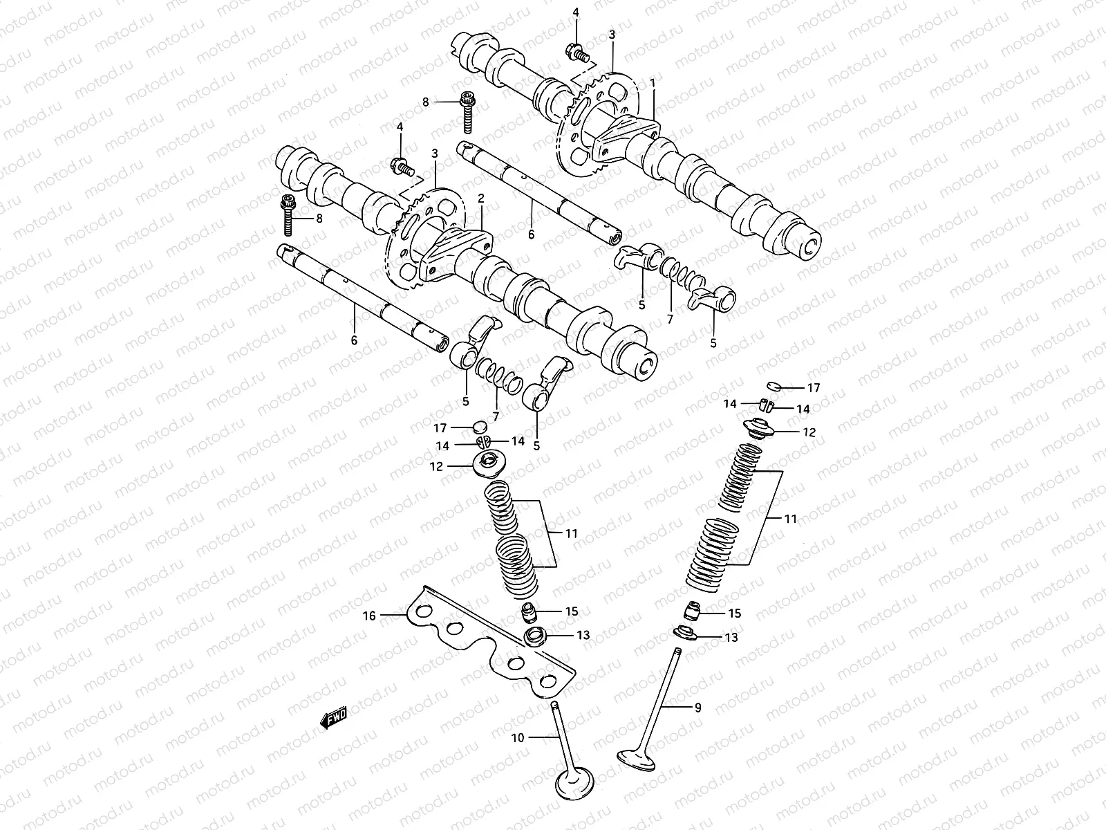 10 - CAM SHAFT / VALVE