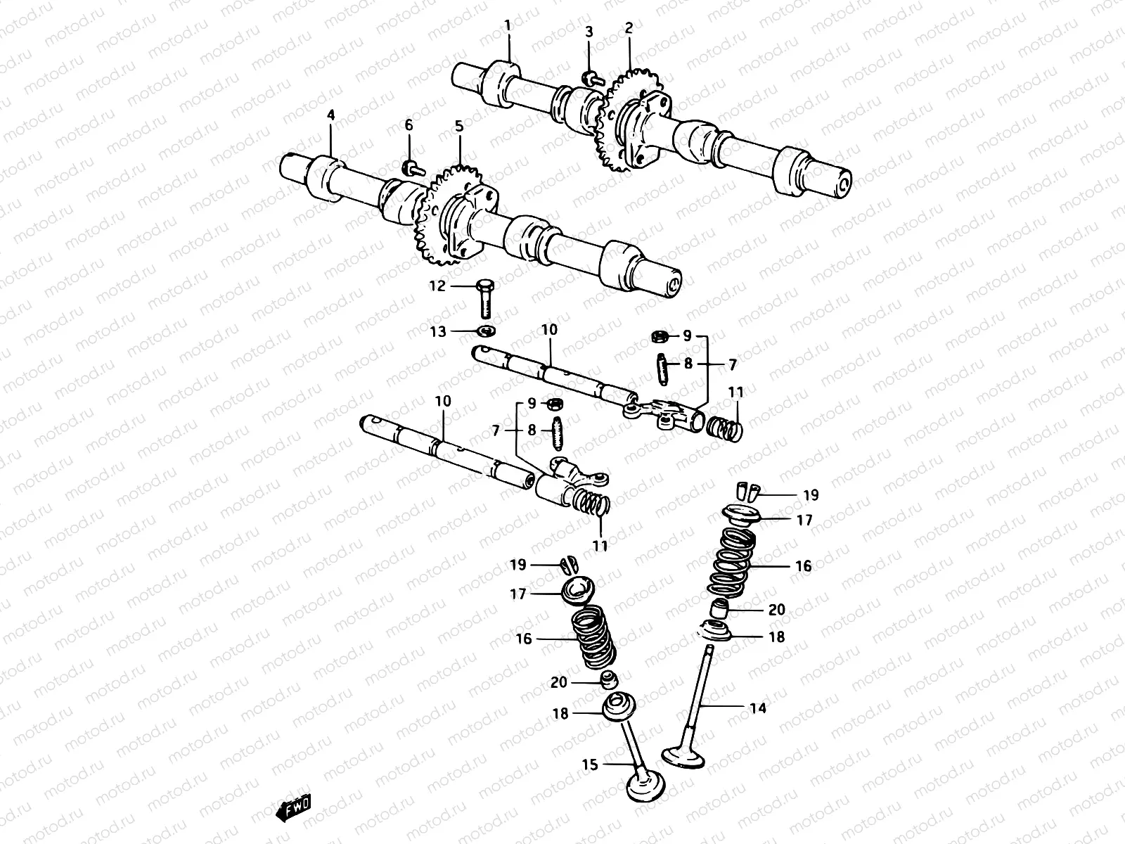 10 - CAM SHAFT - VALVE