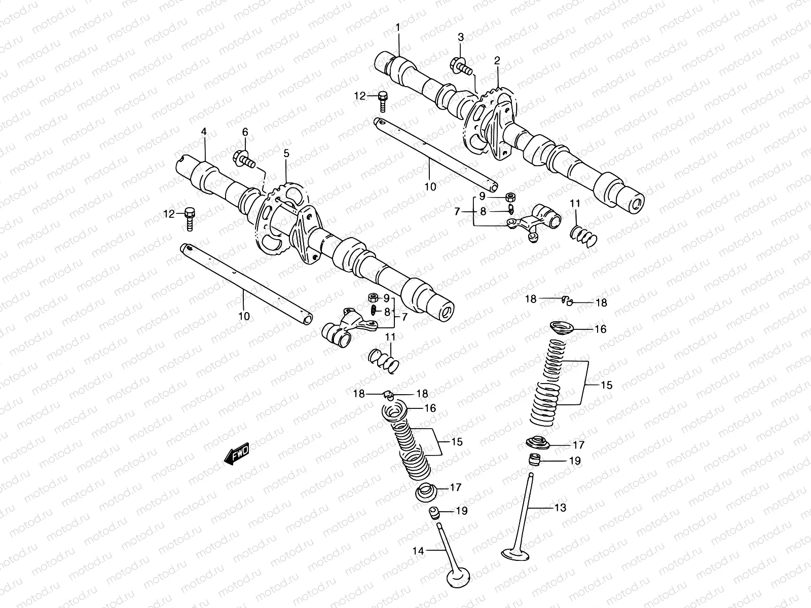 10 - CAM SHAFT - VALVE