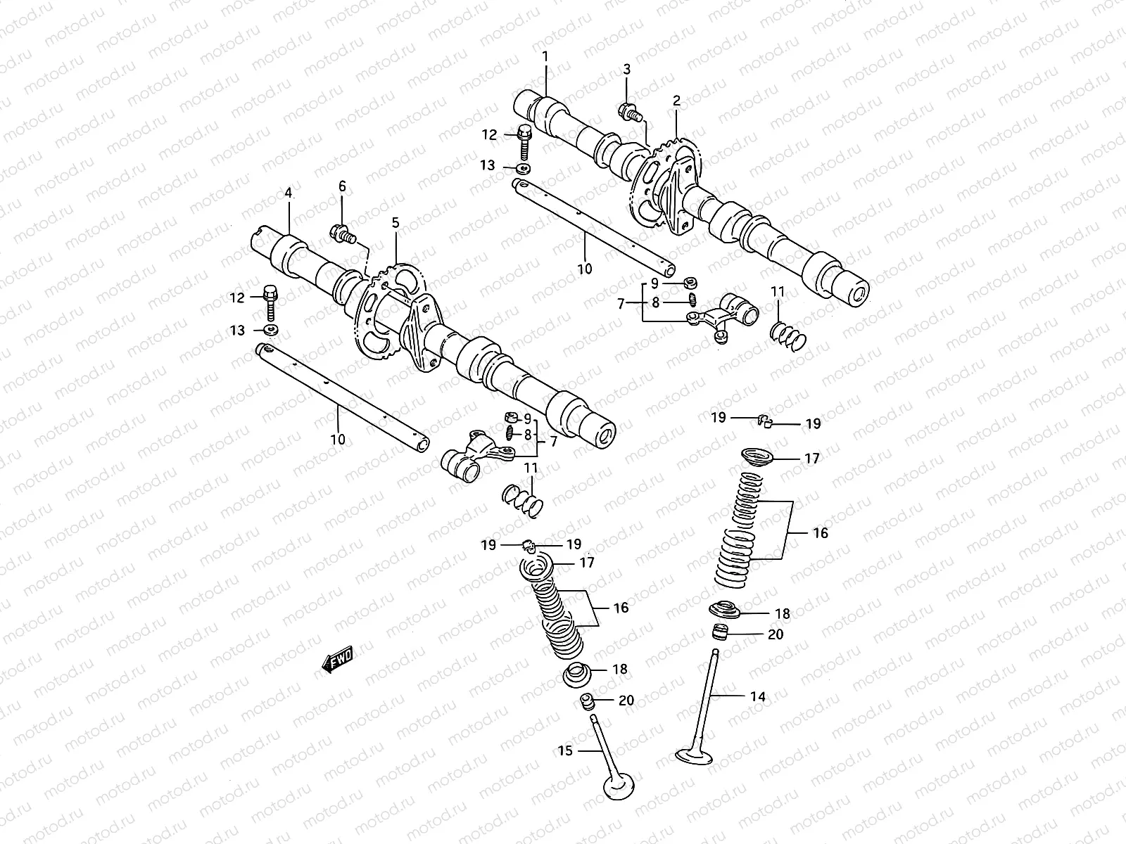 10 - CAM SHAFT - VALVE
