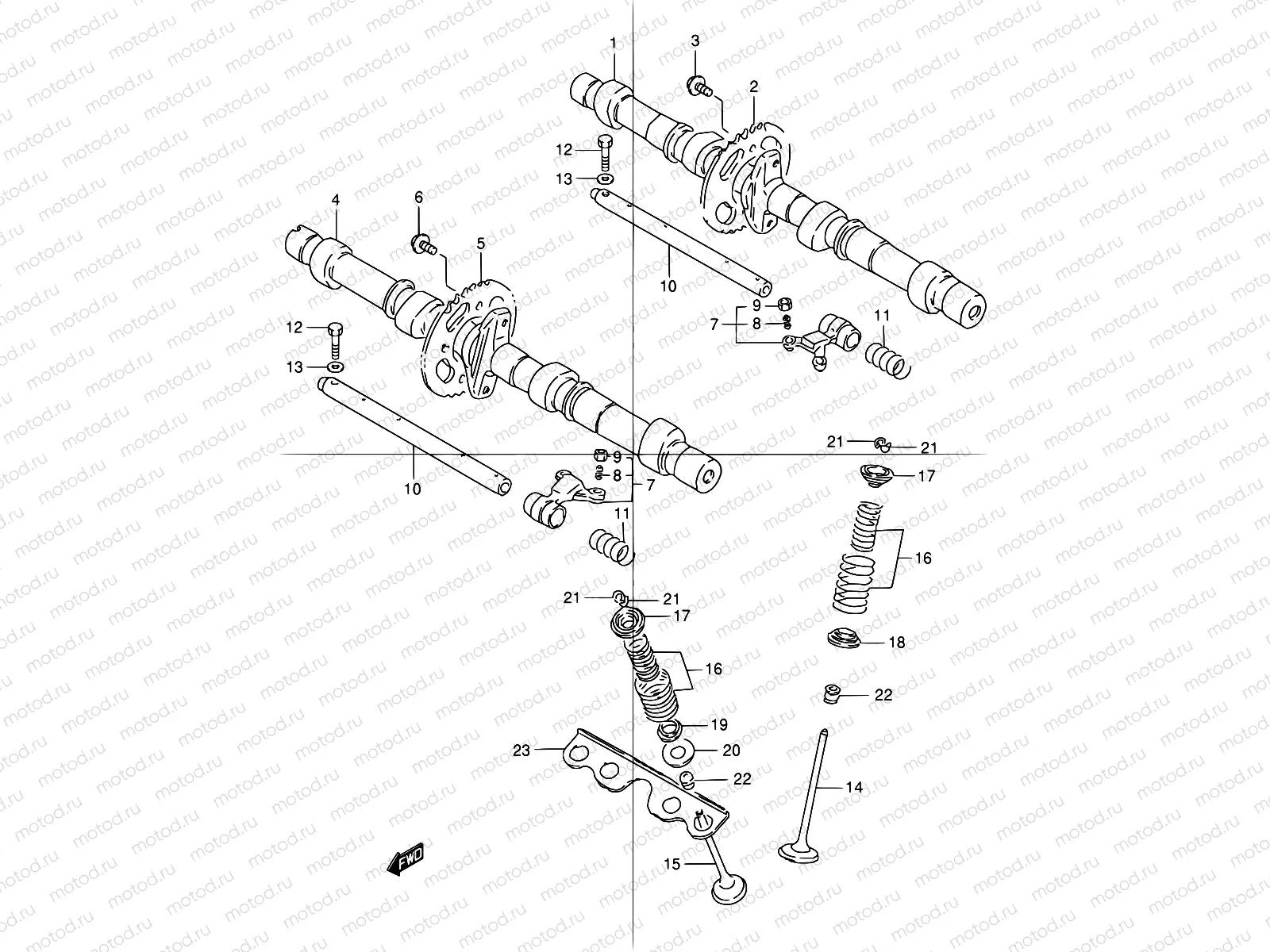 10 - CAM SHAFT - VALVE