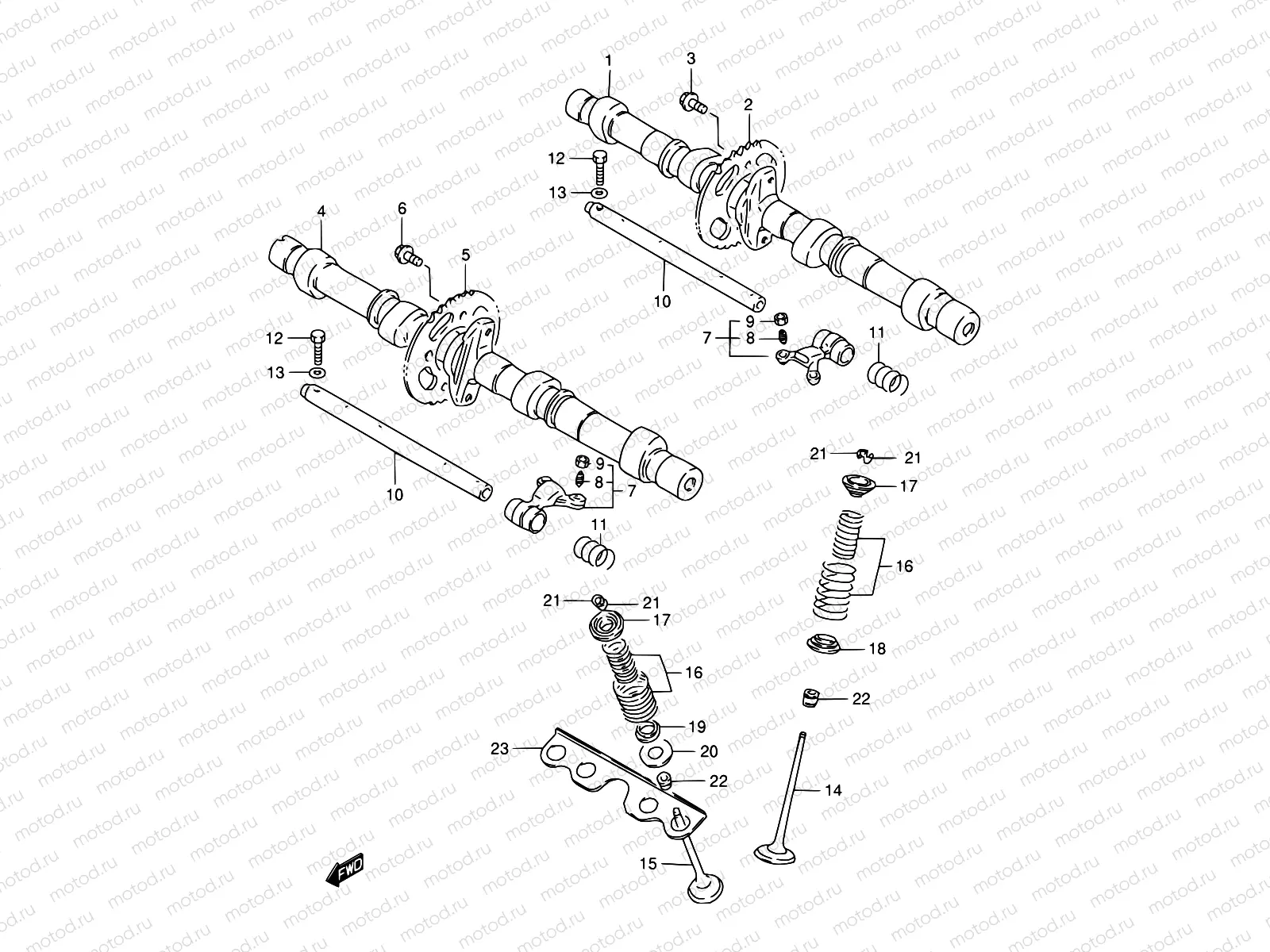 10 - CAM SHAFT / VALVE
