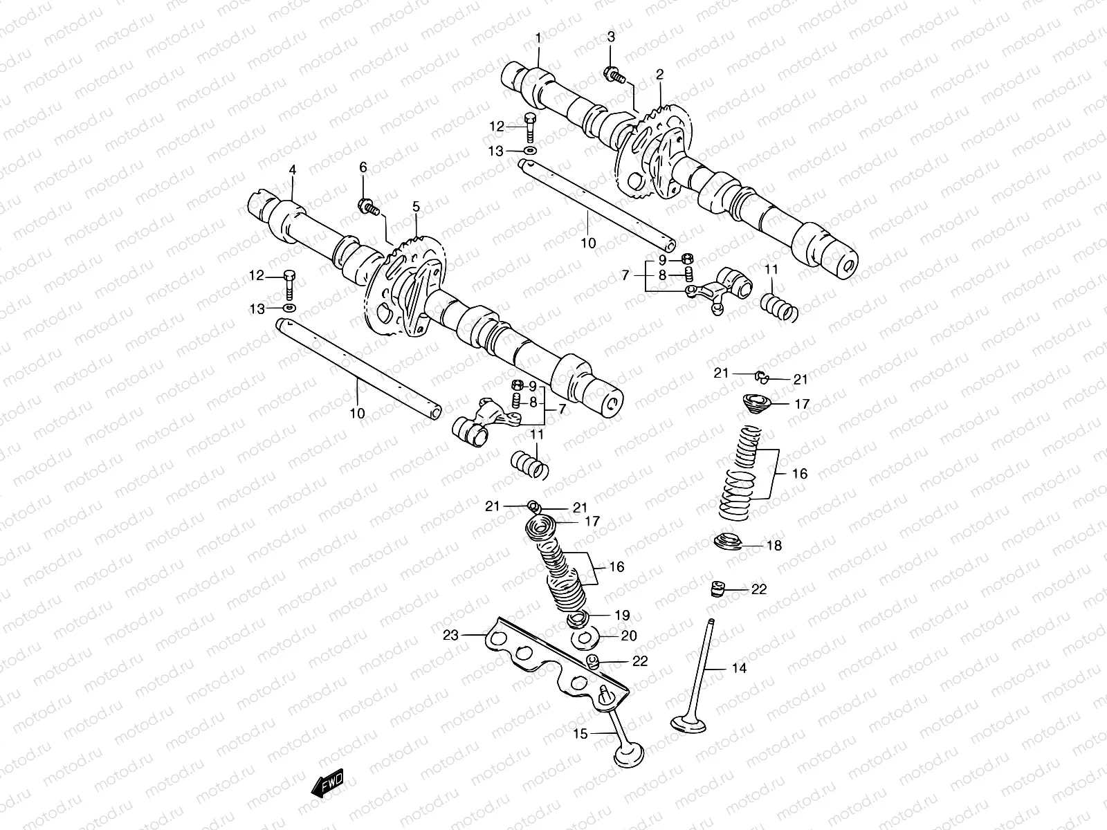 10 - CAM SHAFT / VALVE