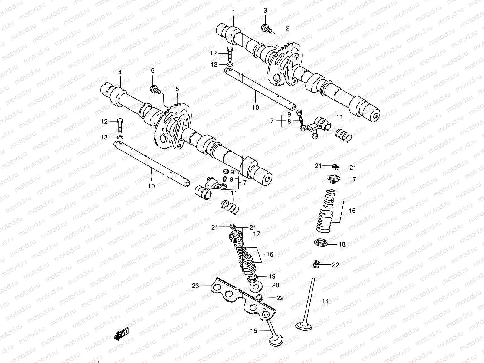 10 - CAM SHAFT / VALVE
