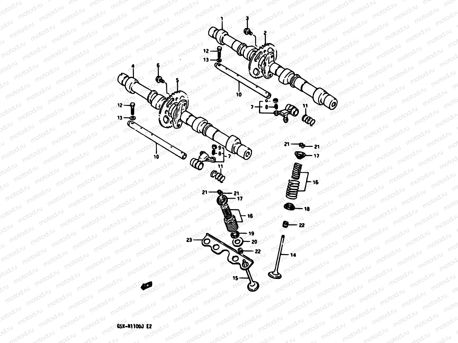 10 - CAM SHAFT-VALVE