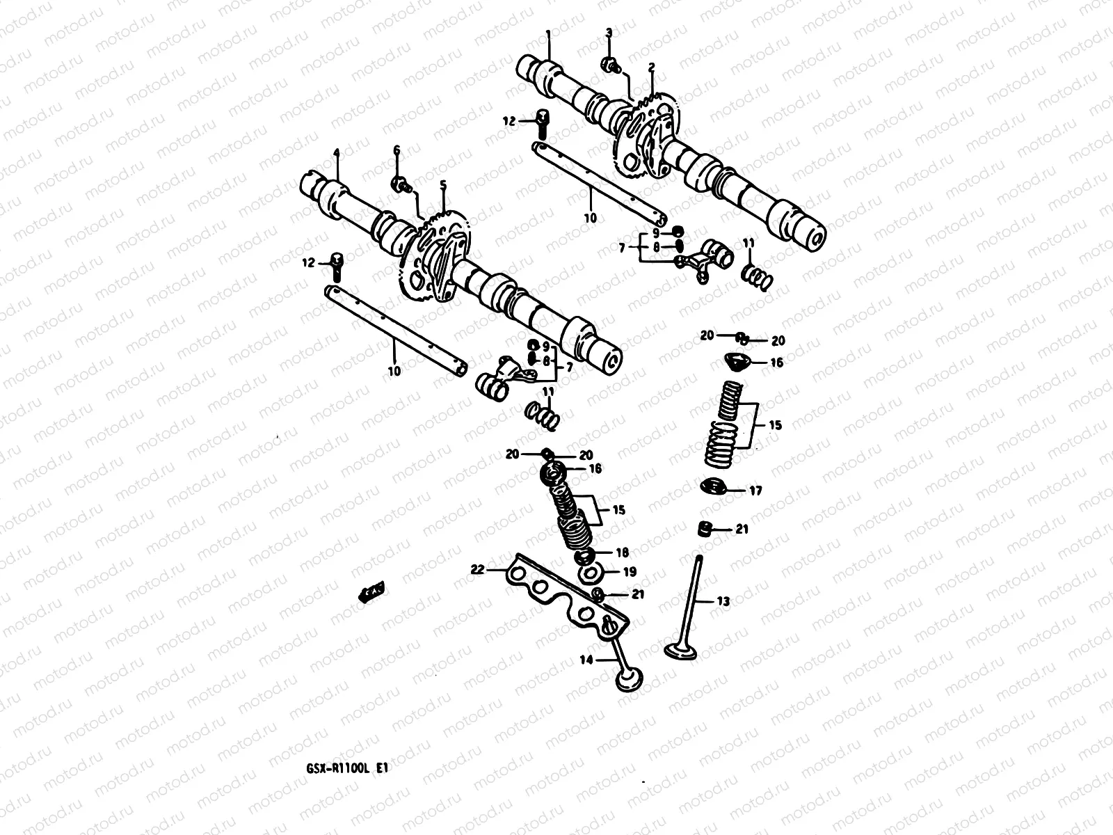 10 - CAM SHAFT-VALVE