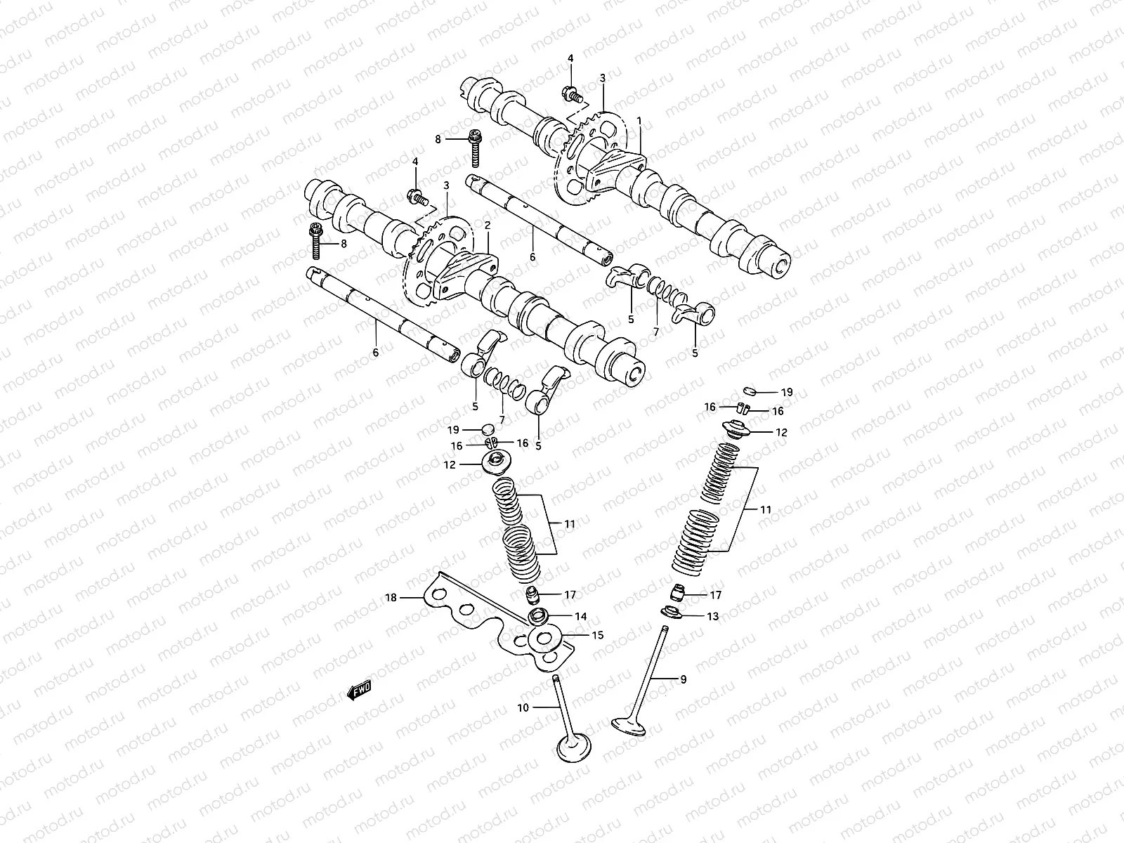 10 - CAM SHAFT / VALVE