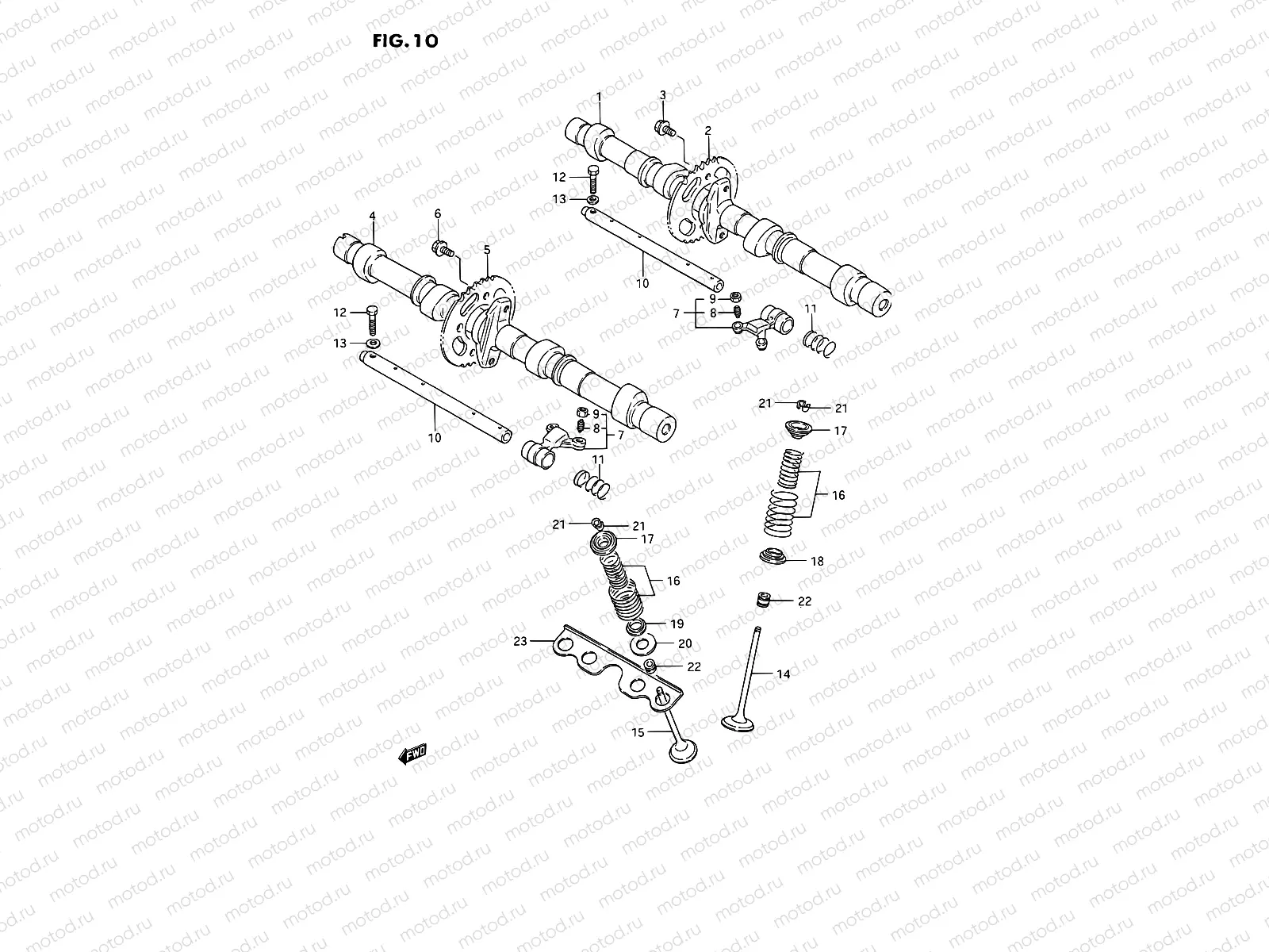 10 - CAM SHAFT - VALVE