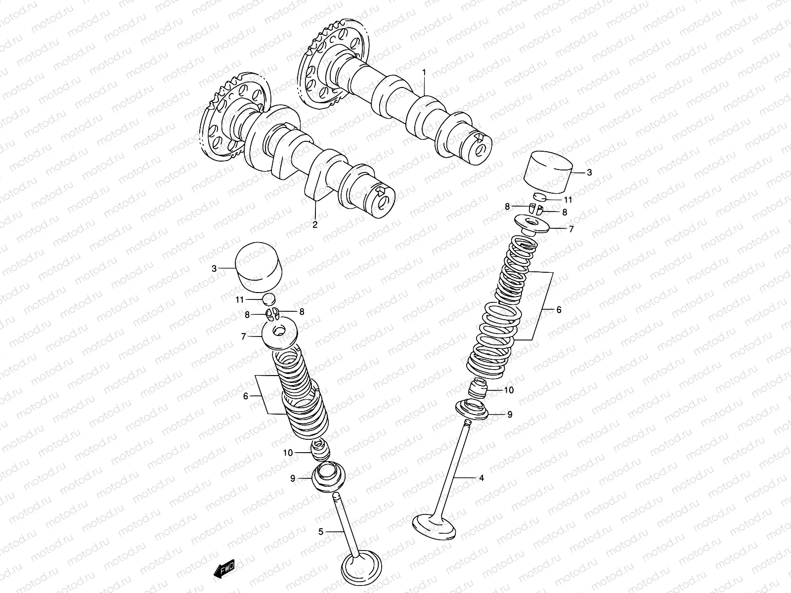 10 - CAM SHAFT/VALVE