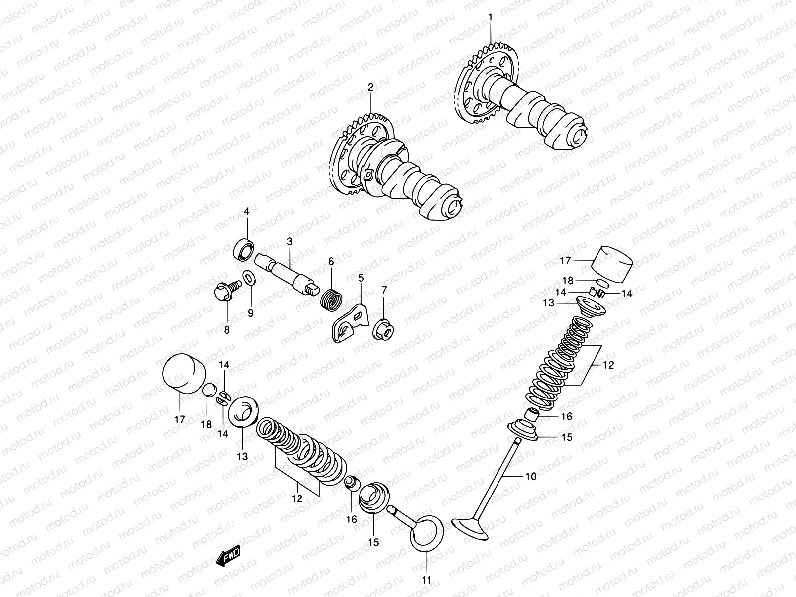 10 - CAM SHAFT/VALVE