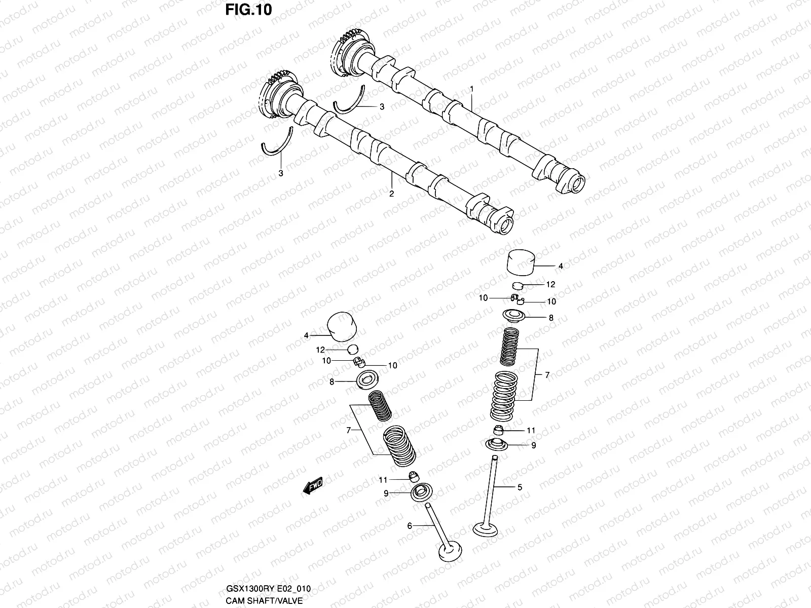 10 - CAM SHAFT/VALVE