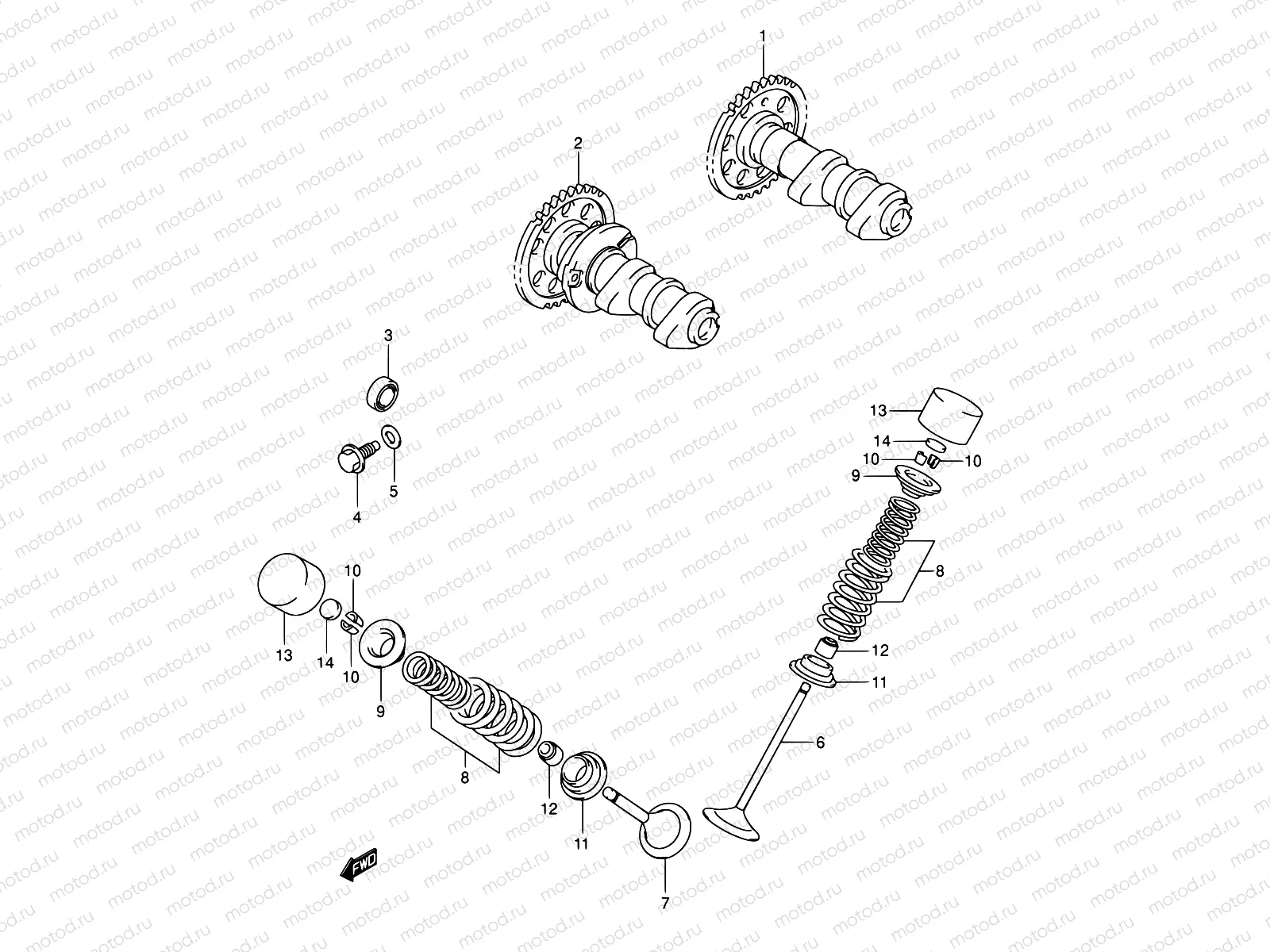 10 - CAMSHAFT - VALVE