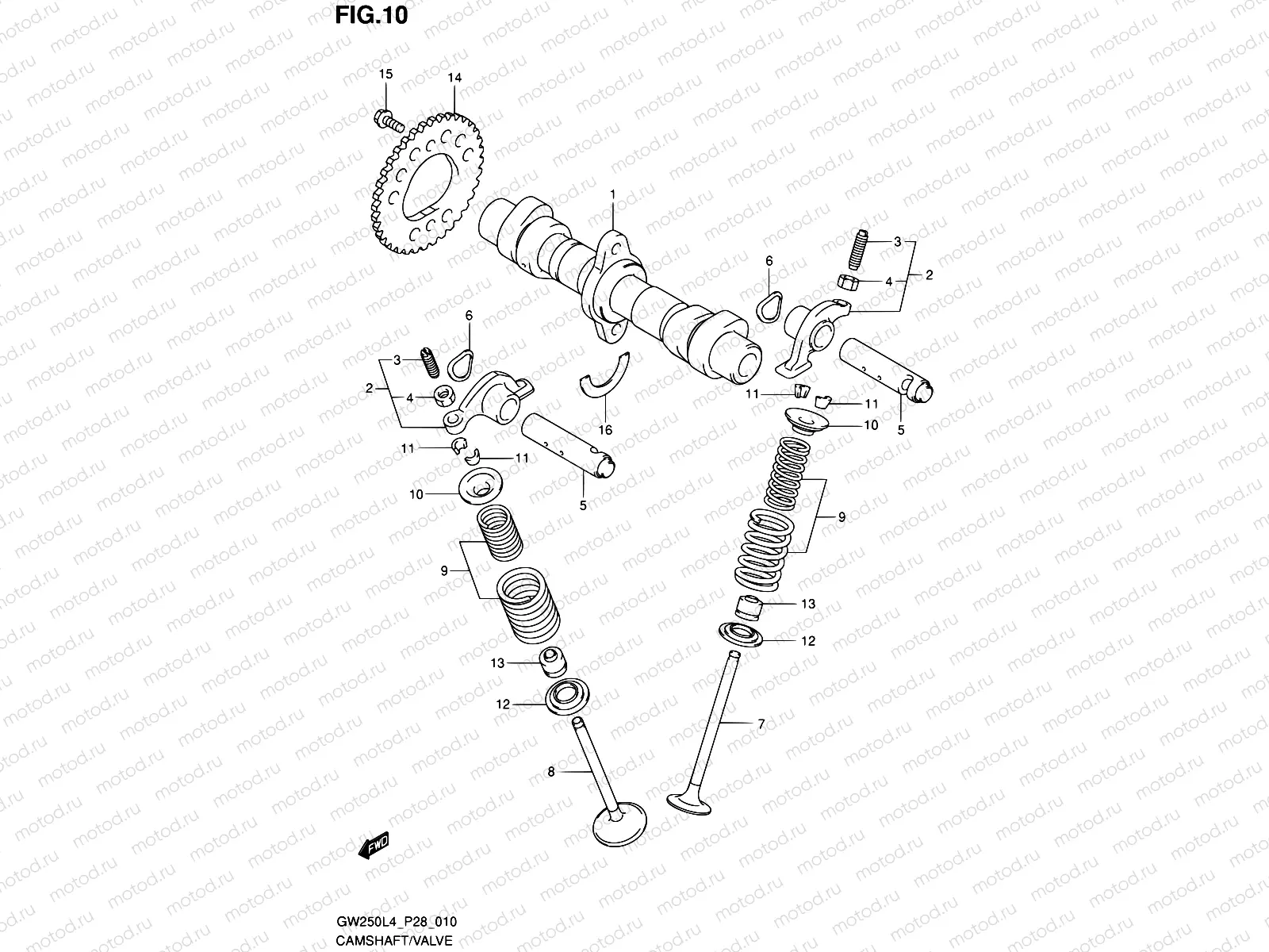 10 - CAMSHAFT/VALVE