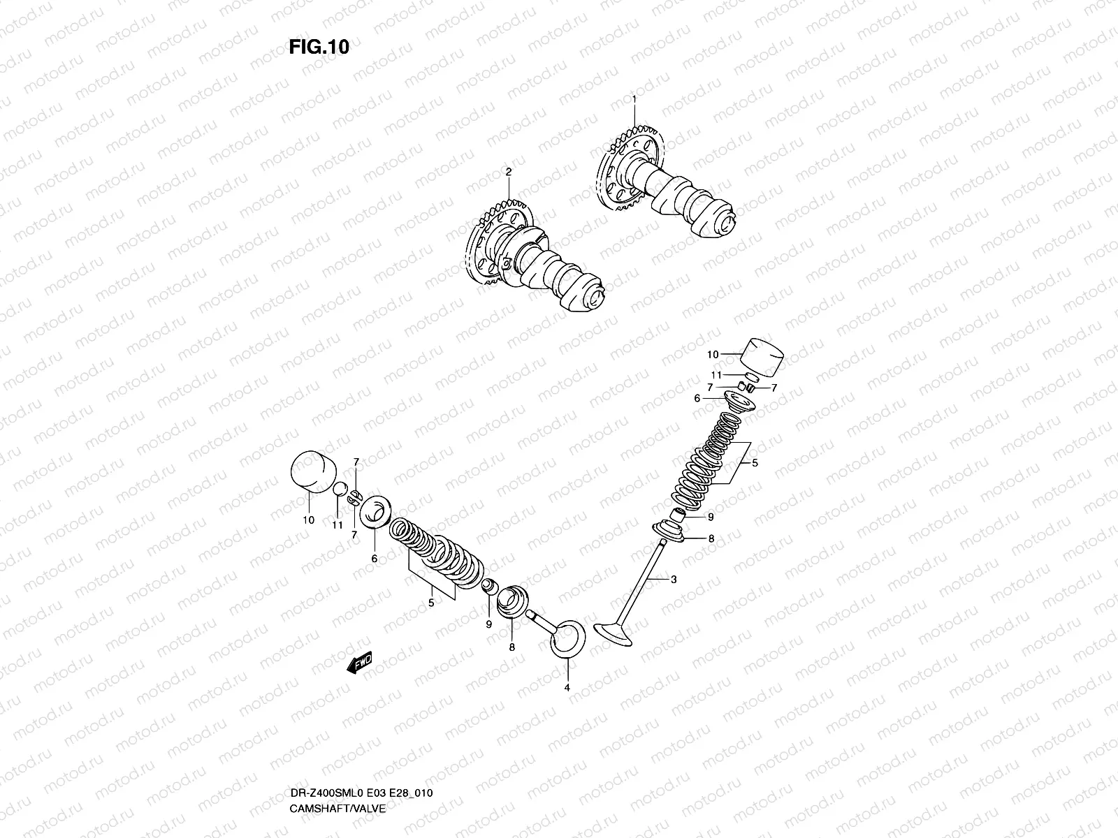 10 - CAMSHAFT/VALVE