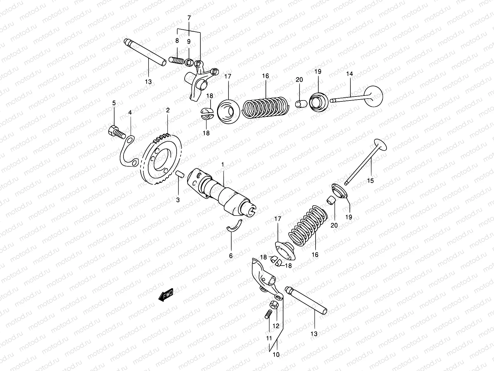 10 - CAMSHAFT/VALVE
